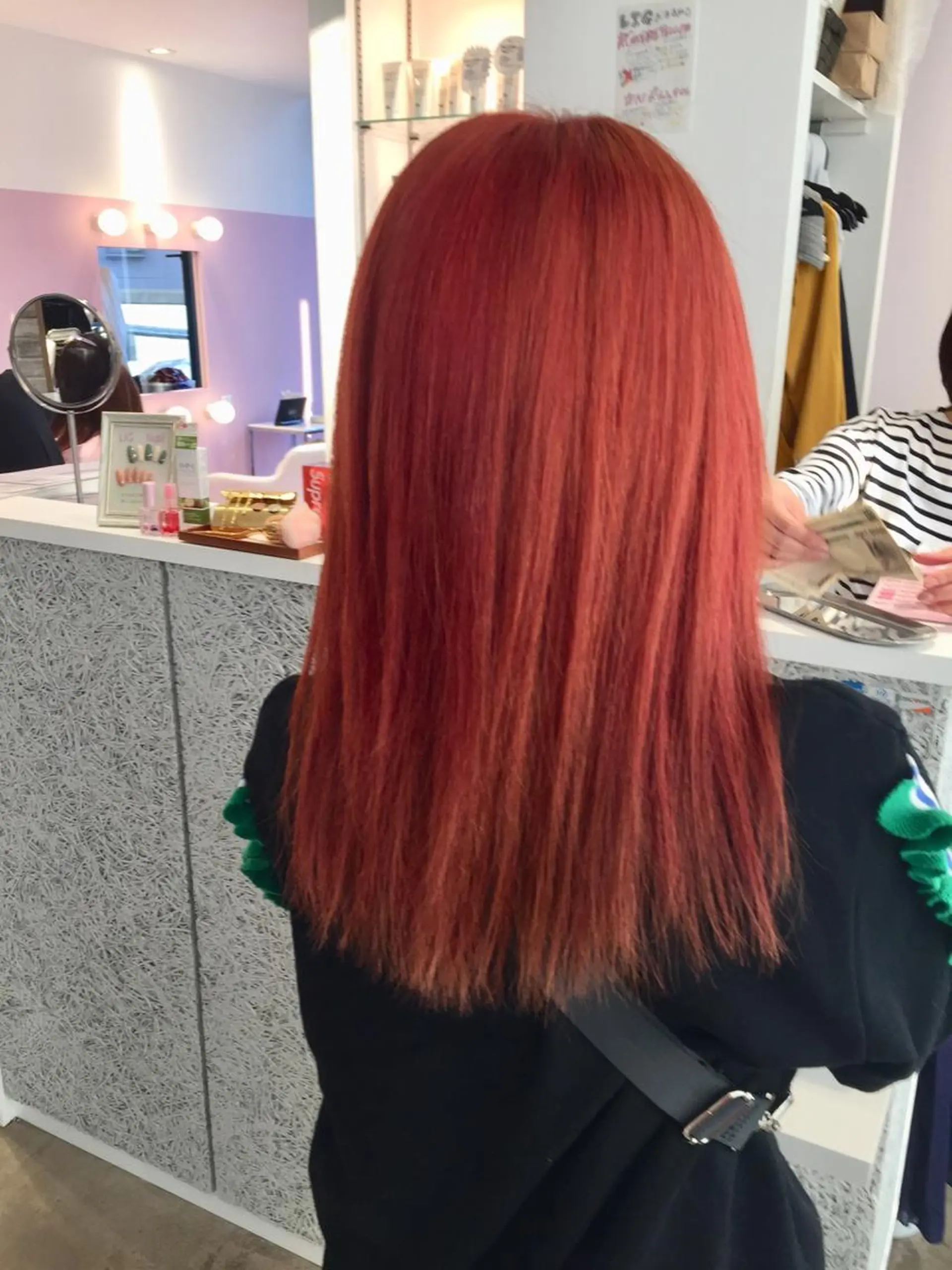 セミロング カット ヘアカラー トリートメント 所渉/韓国レイヤー /ウルフカットのヘアスタイル