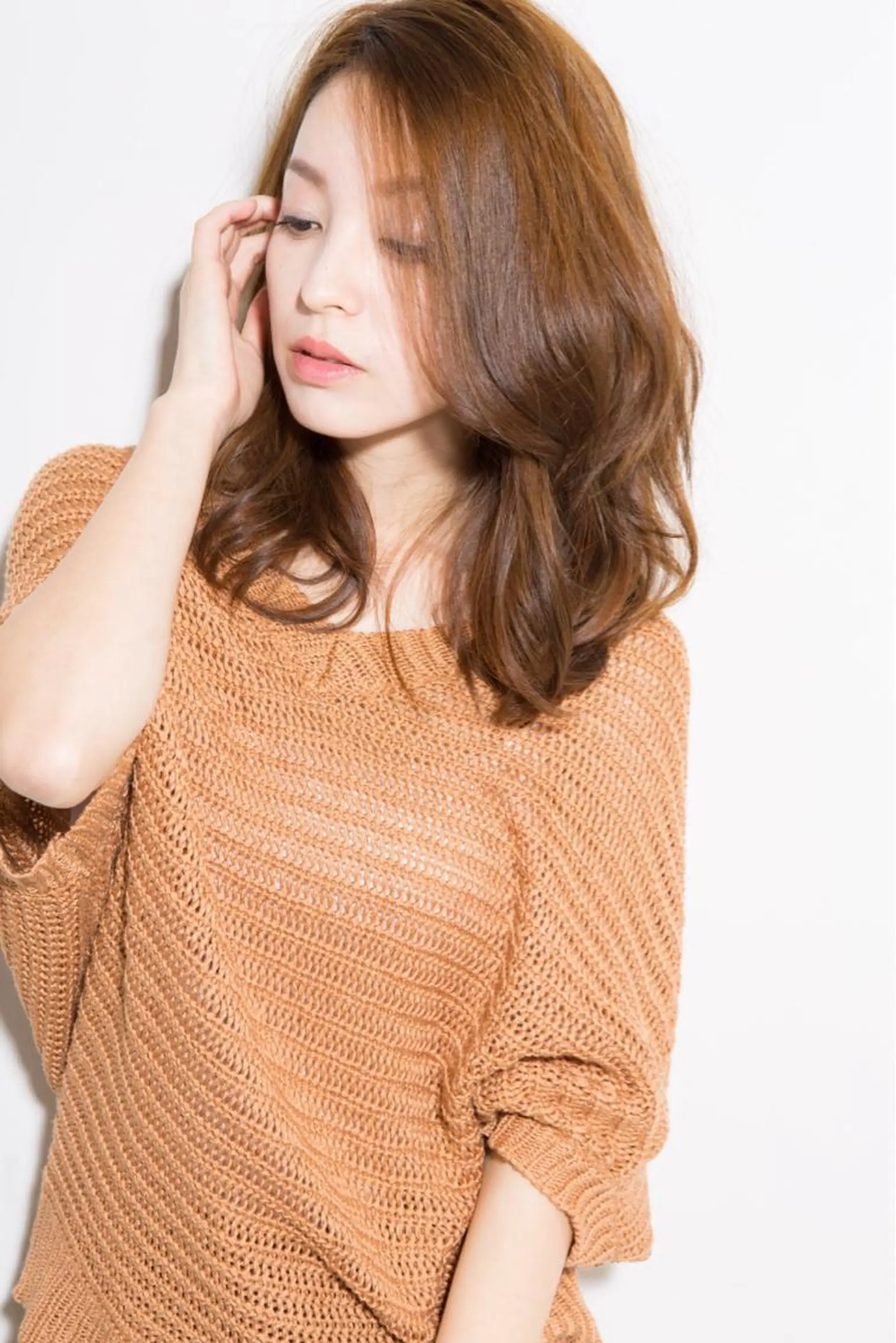 ロング カラー パーマ カット パーマ チーフデザイナー 若林　麻衣のヘアスタイル