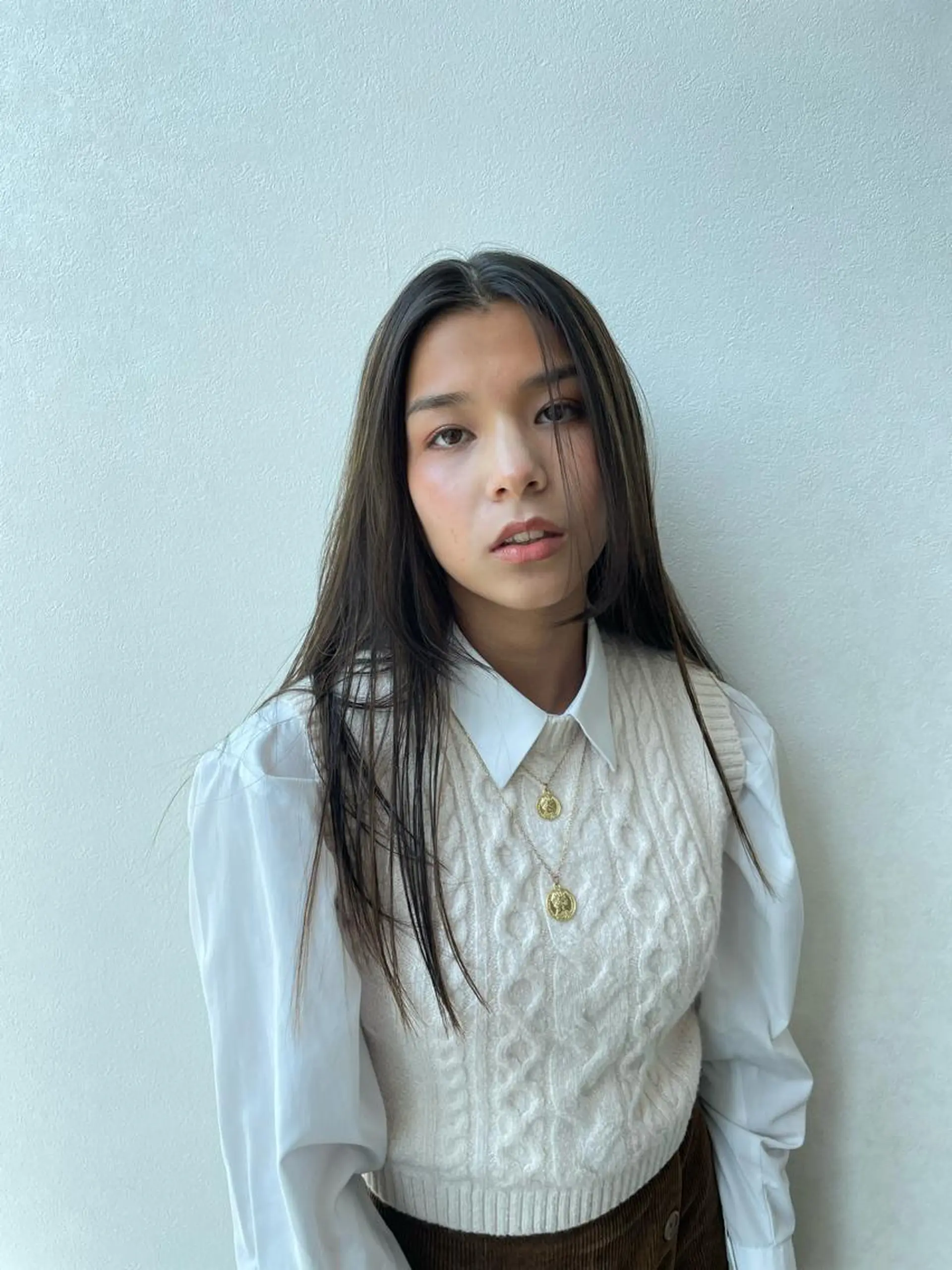 ミディアム カラー 縮毛矯正 トリートメント 髪質改善/ブリーチ 田代 龍我のヘアスタイル