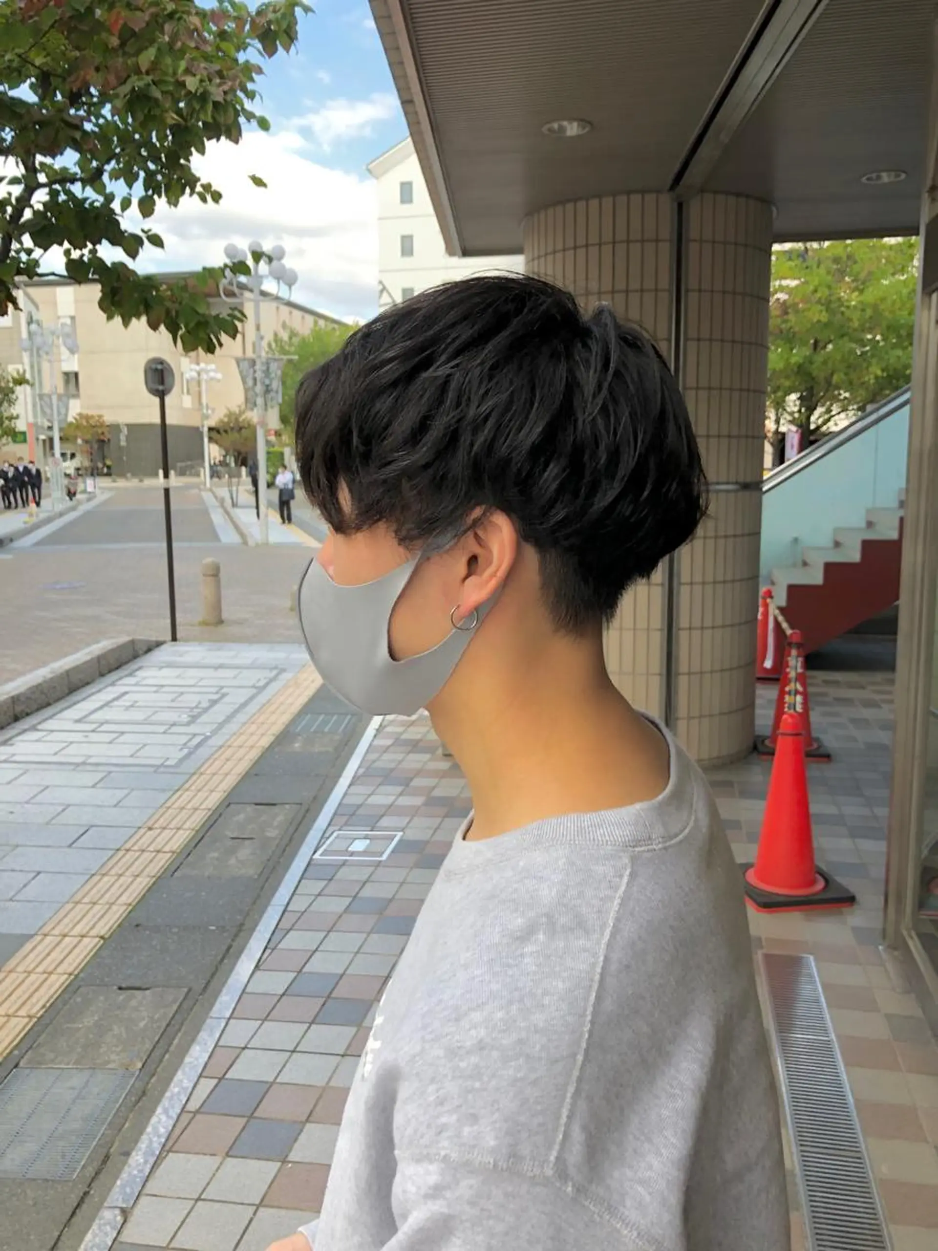 ショート メンズ メンズパーマ キノシタ ナオユキのヘアスタイル