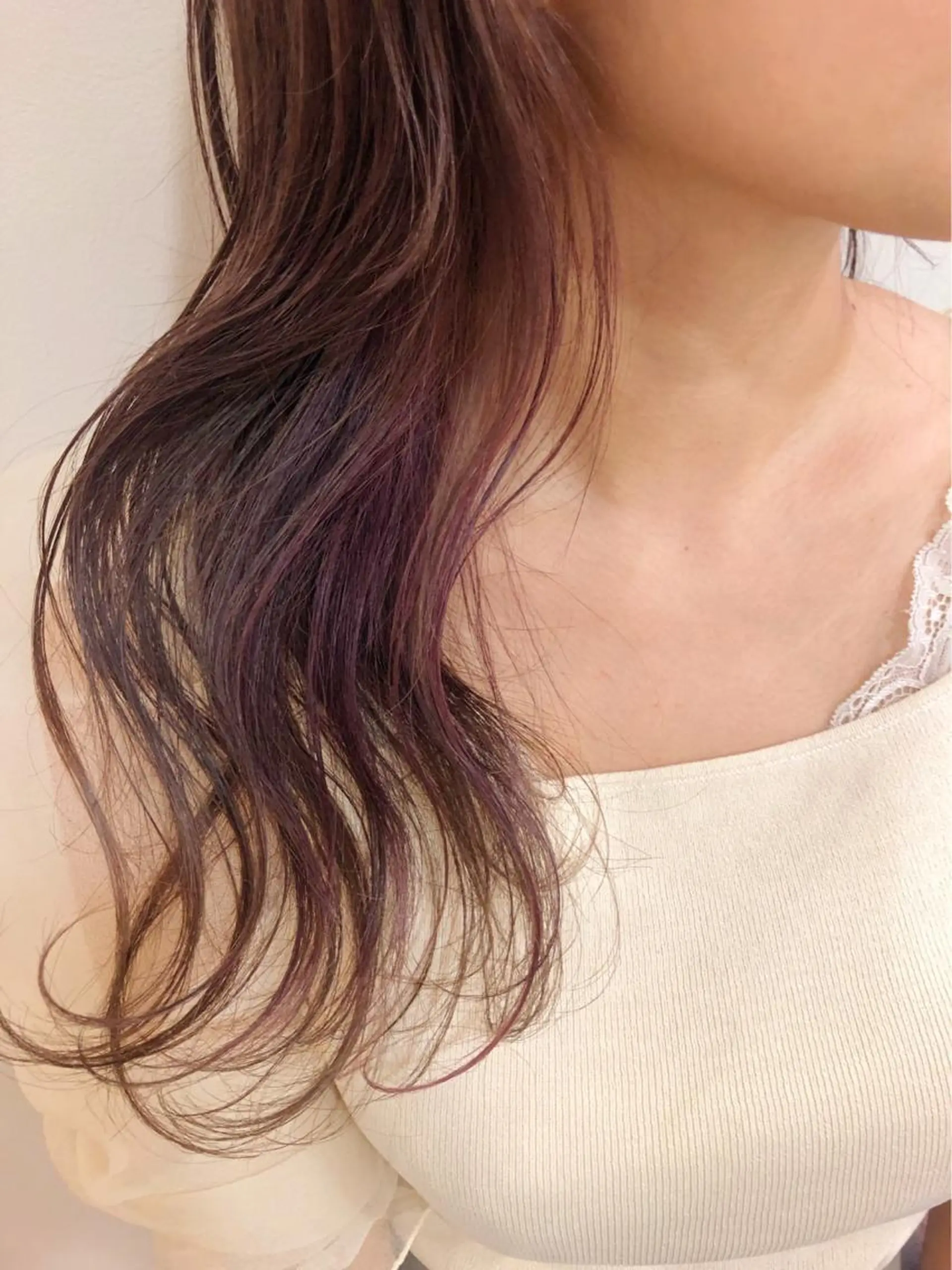 ロング カラー インナーカラー ヘアカラー トリートメント 似合わせ.ﾍｱｾｯﾄ 得意🌹井上美沙のヘアスタイル