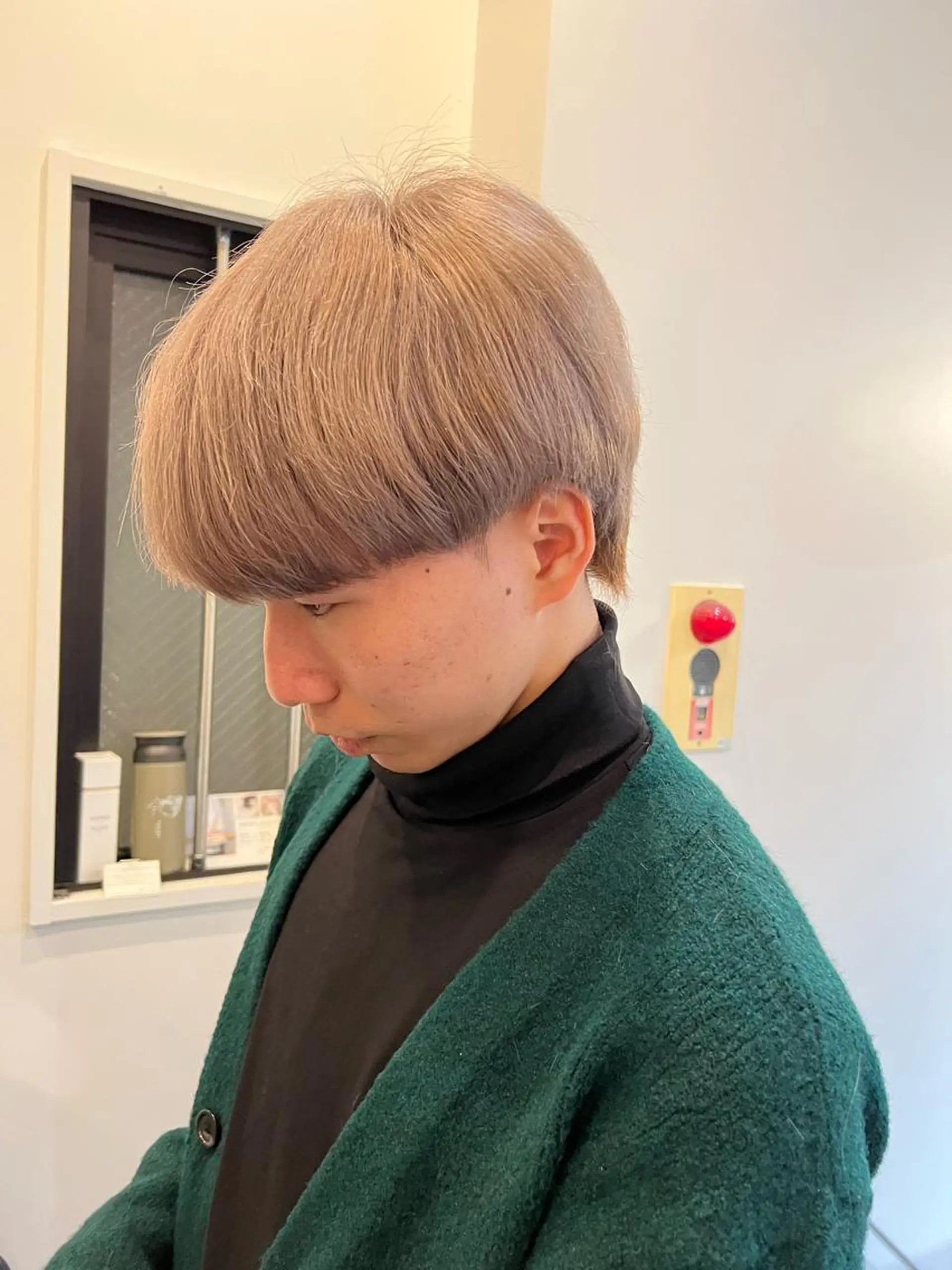 ショート カラー メンズ メンズブリーチ ブリーチ ケアブリーチ 大阪メンズパーマ /スパイキー/らいのヘアスタイル