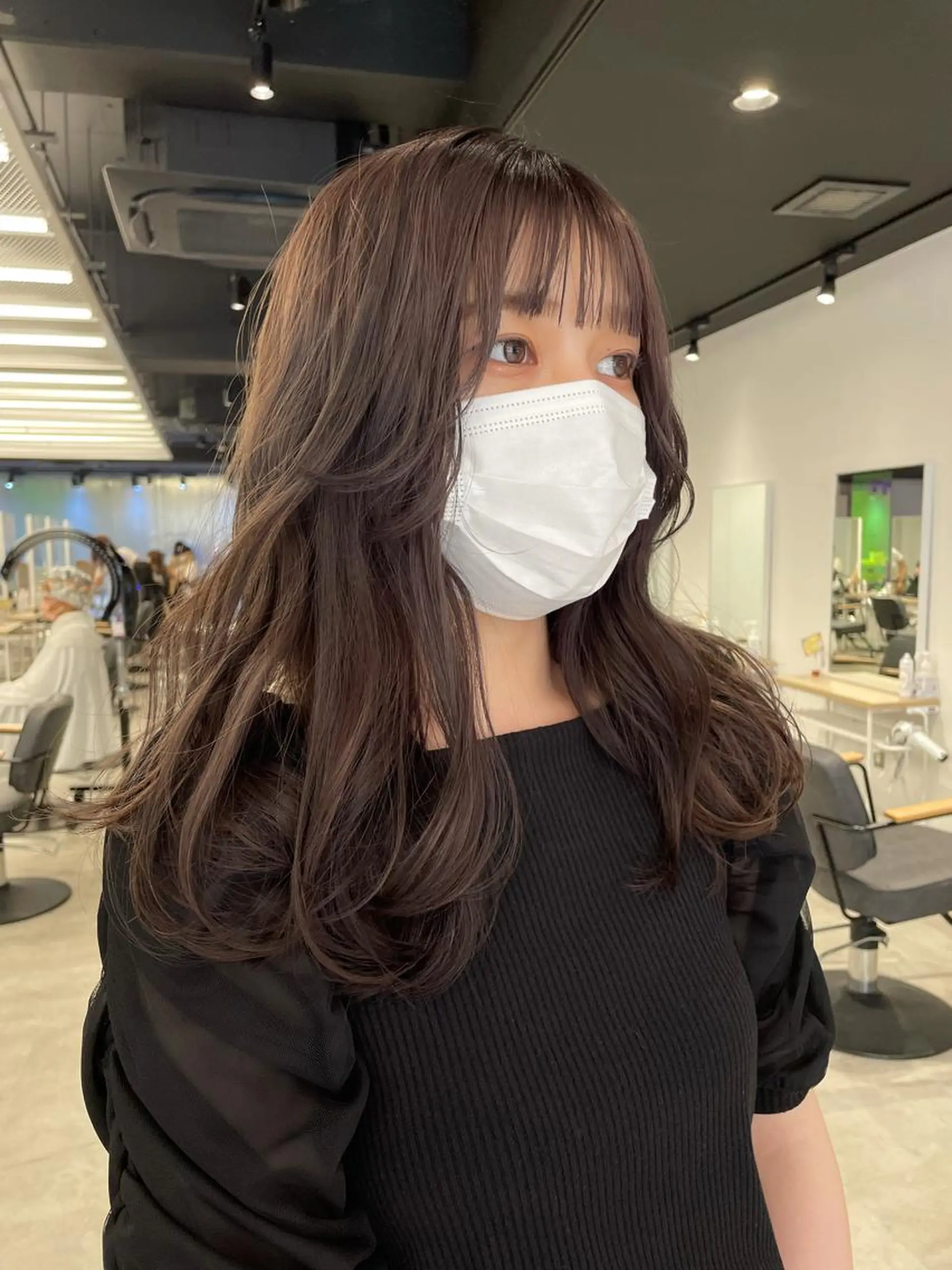 ロング カラー パープルカラー モモ 🍑のマツエク・マツパデザイン