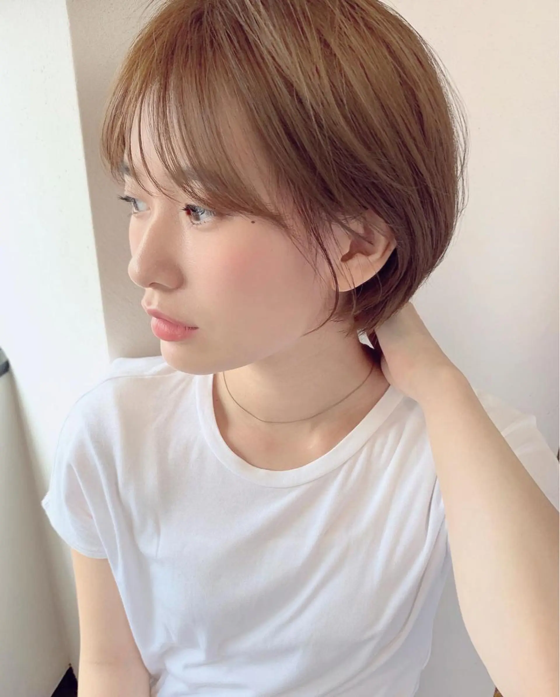 ショート 縮毛矯正/ショート/ レイヤー/畑中正敏のヘアスタイル