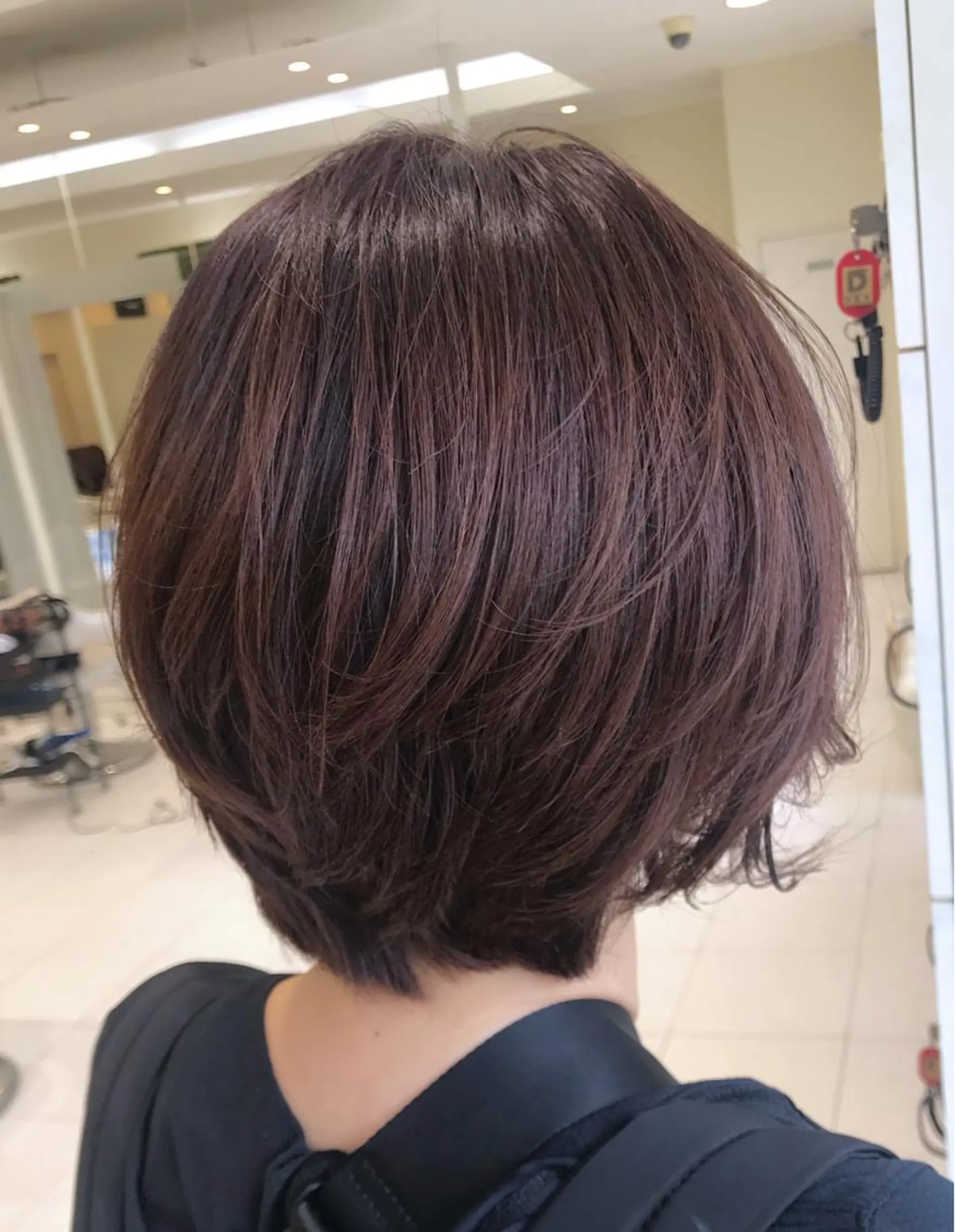 ショート カラー パーマ 岡田詩織 MODE Ks松原店のヘアスタイル