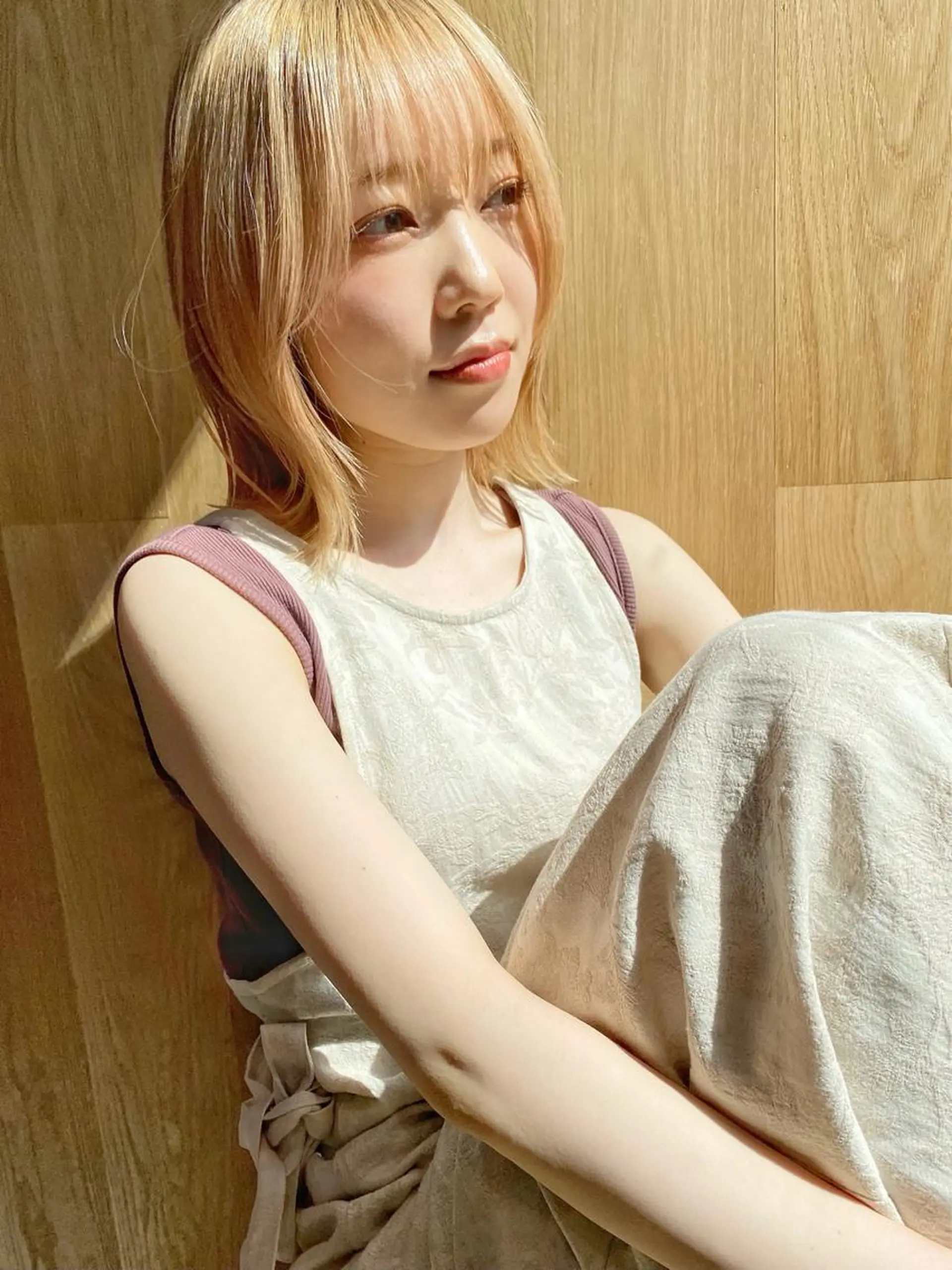 ミディアム カラー ブリーチ ケアブリーチ カット ヘアカラー トリートメント GO TODAY SHAiRE SALON Arc店所属・🉐メンズヘア特化 men's/ケンイチのヘアスタイル