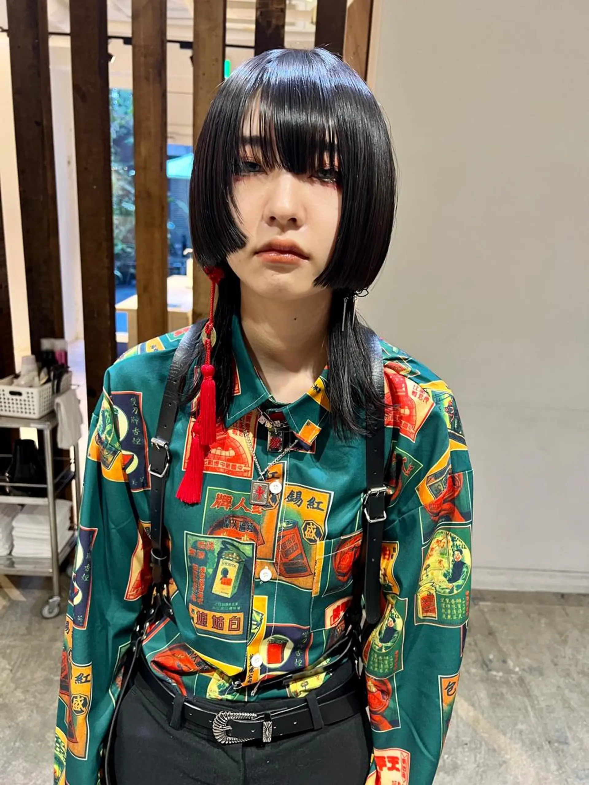 ミディアム 【ロングウルフカット 姫カット】伊藤裕哉のヘアスタイル