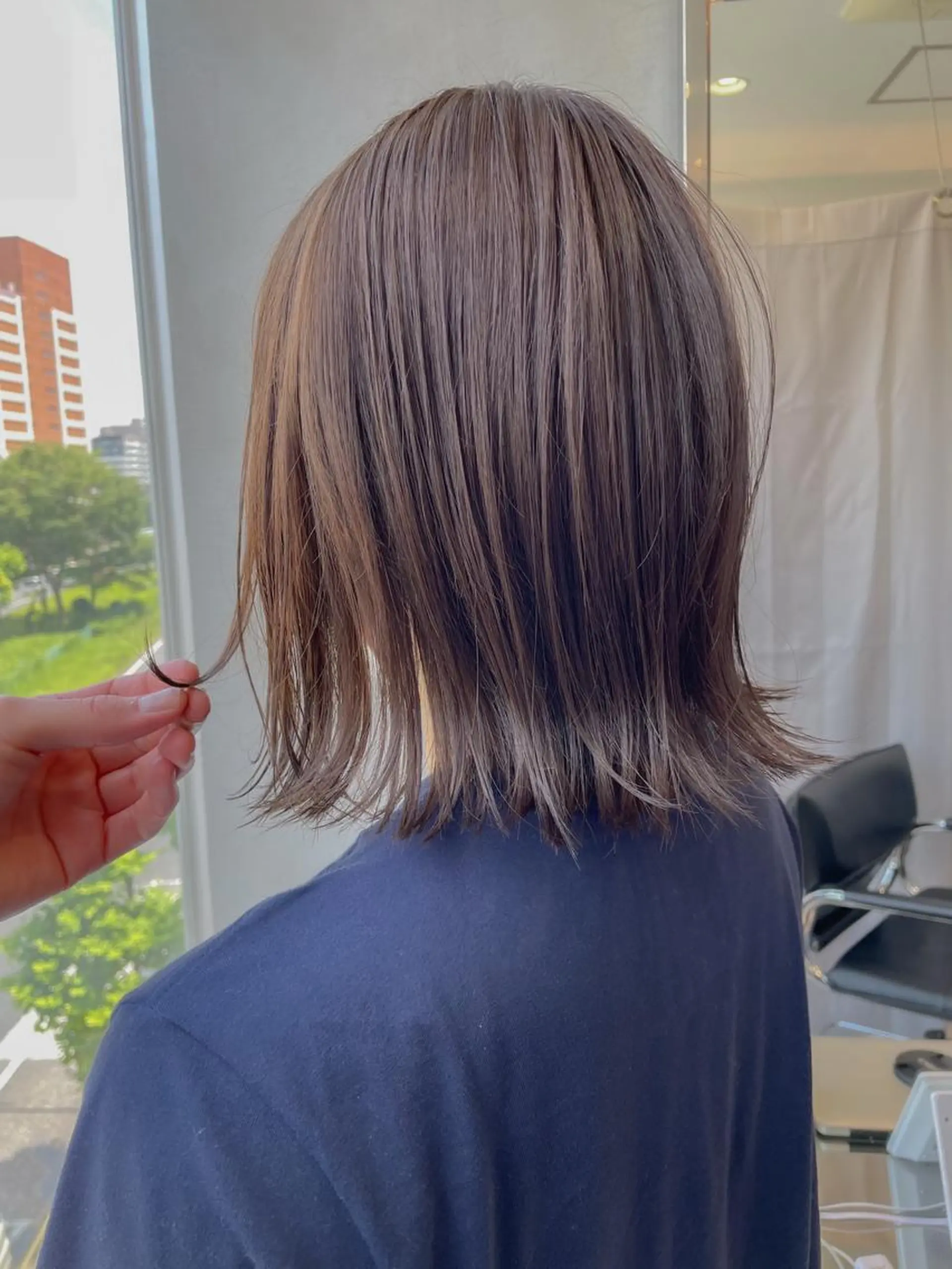 ミディアム ボブ 外ハネヘア 天衣無縫所属・矢口 嵩人のヘアスタイル