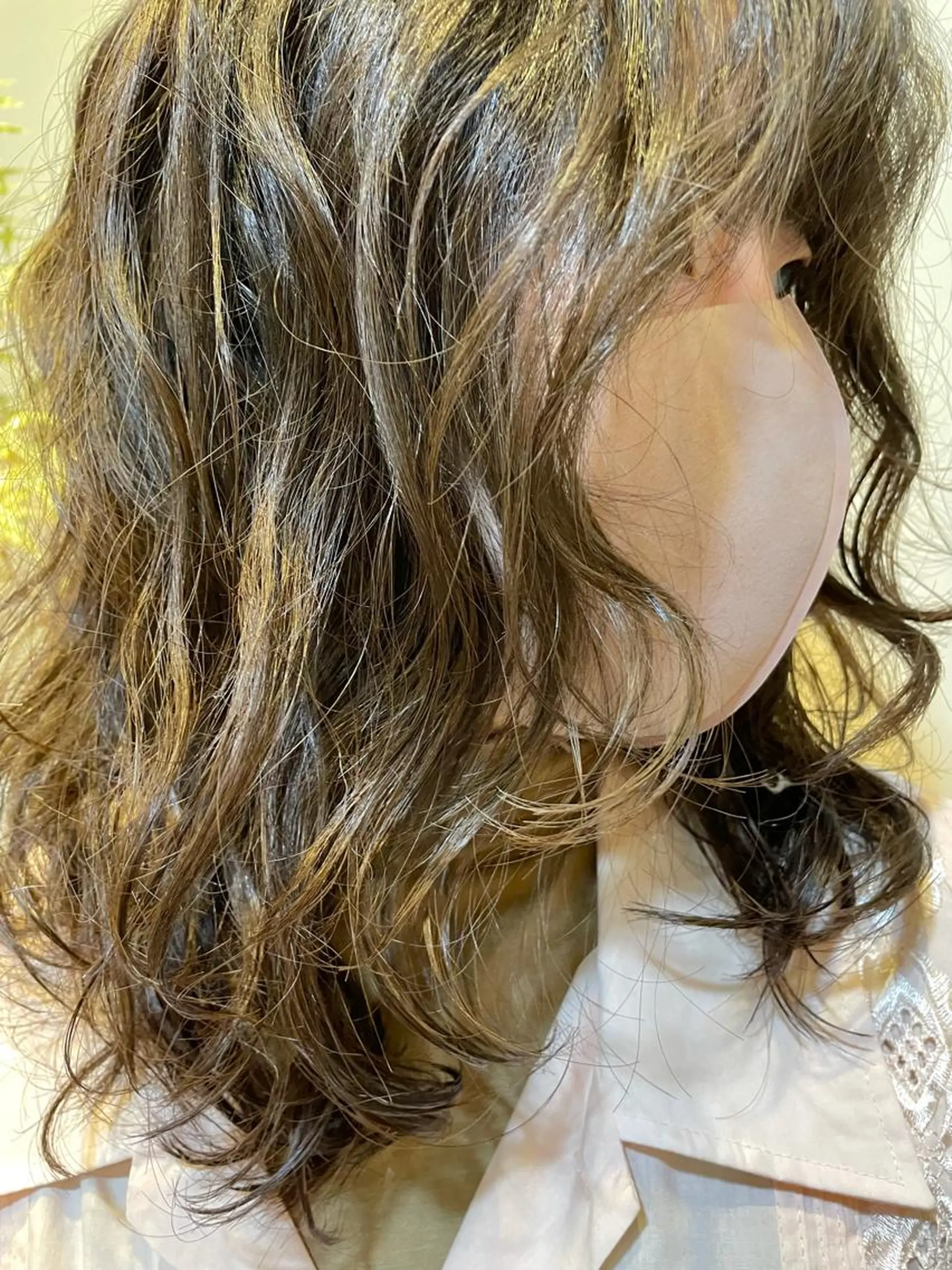 ミディアム パーマ レイヤー／似合わせ TAKUYAのヘアスタイル