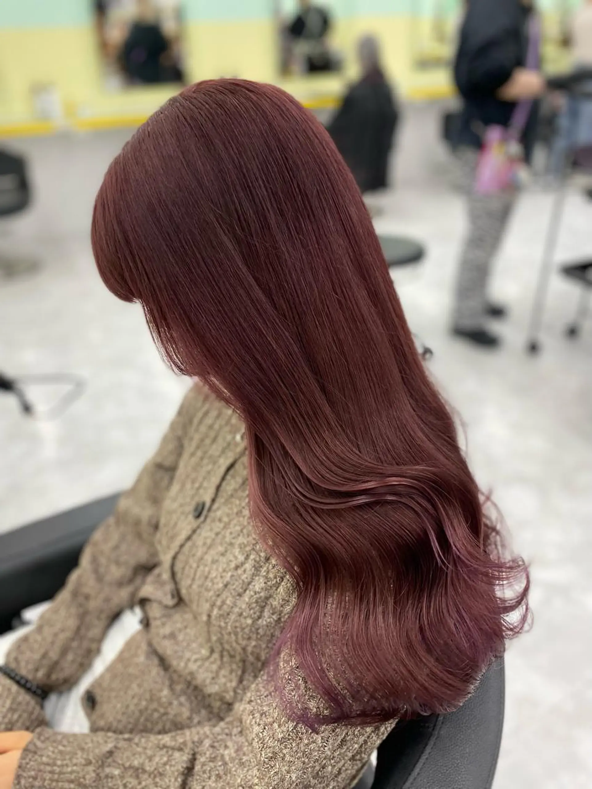 ロング カラー パーマ ヘアアレンジ メンズ キッズ ネイル マツエク・マツパ アイブロウ ヘアカラー トリートメント ヘッドスパ ヘアセット linette所属・🐩推し活🐩 FUTABA🍒のヘアスタイル