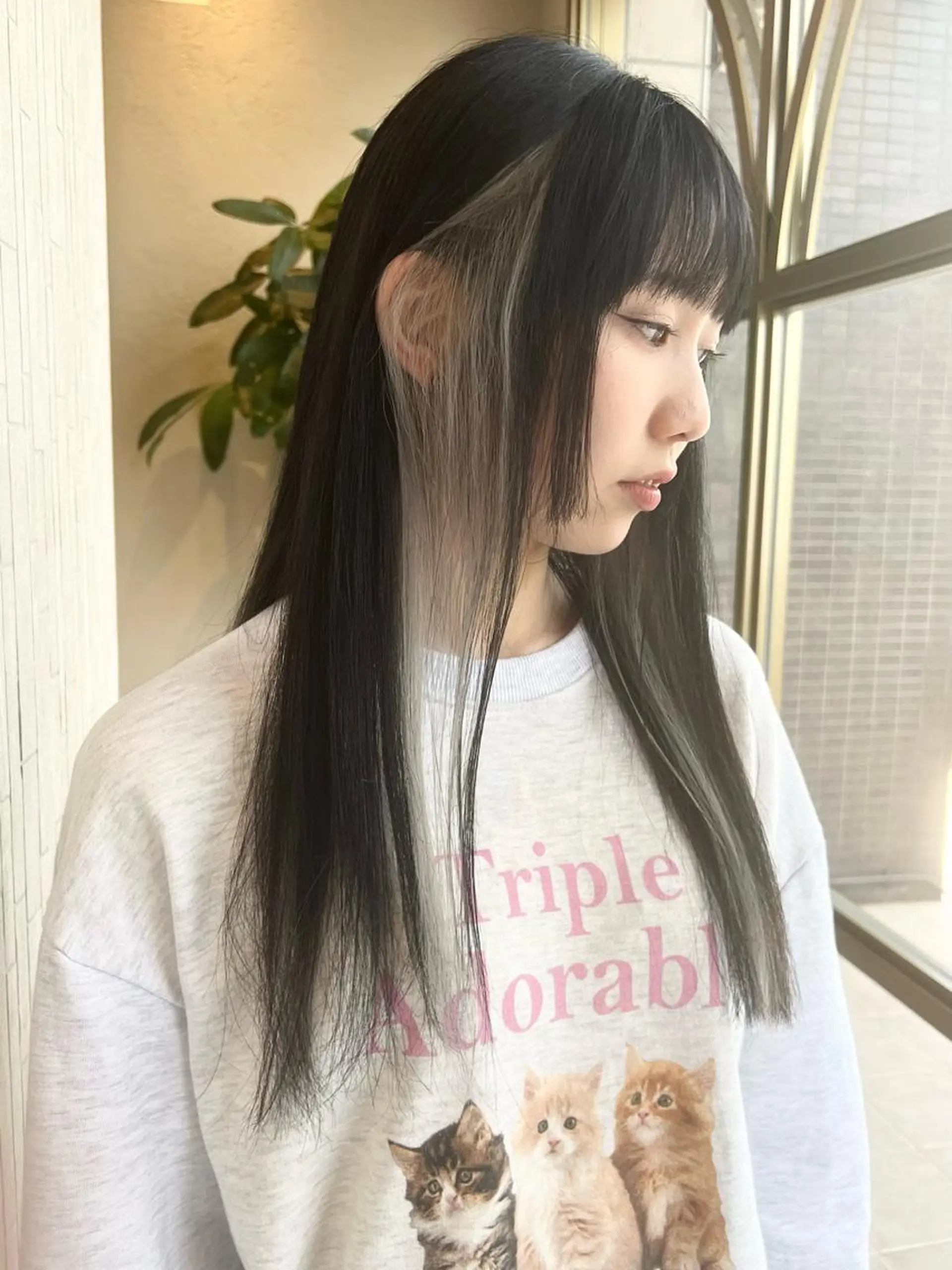 ロング ヘアカラー Aya/四条烏丸/ インナーカラーのヘアスタイル