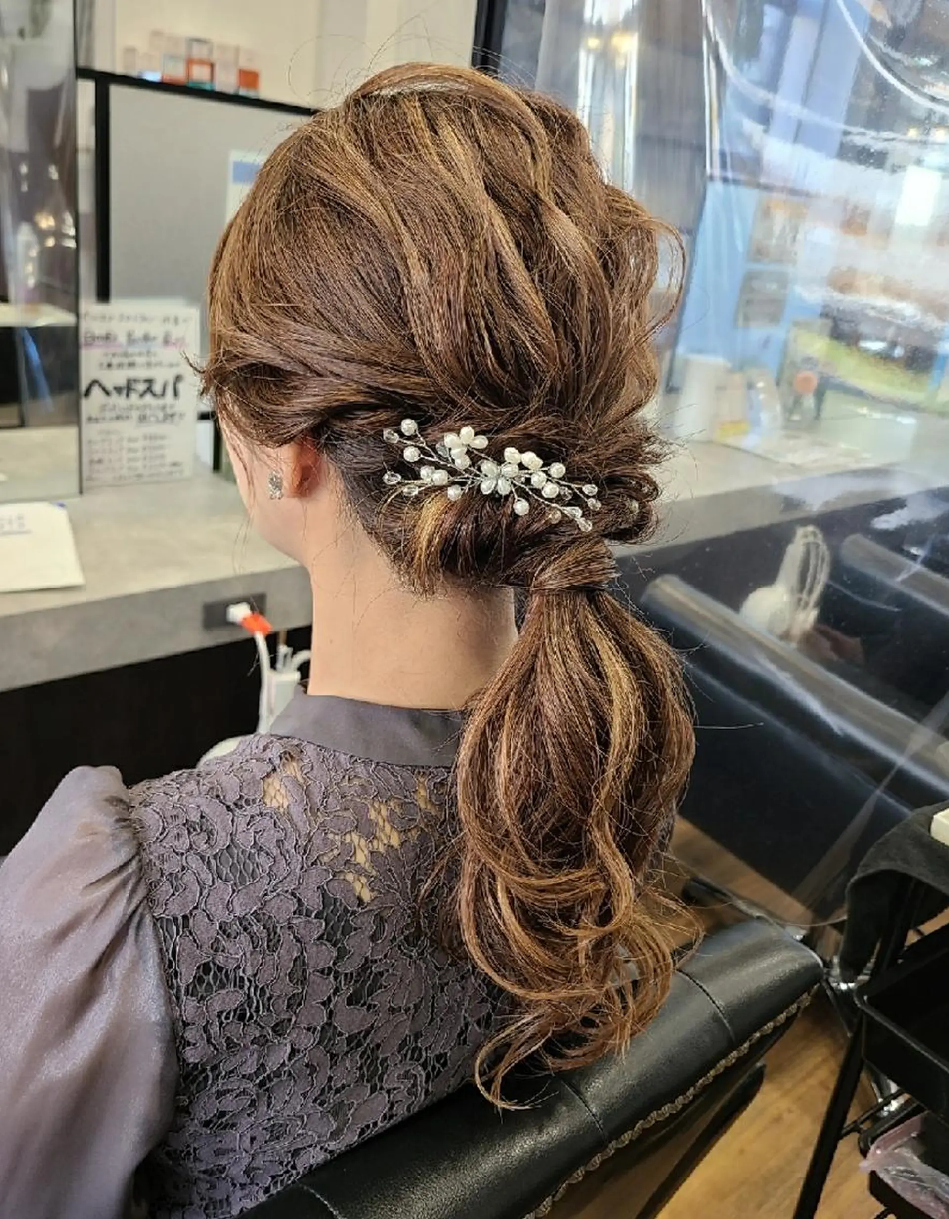 ロング 関口 友菜のヘアスタイル