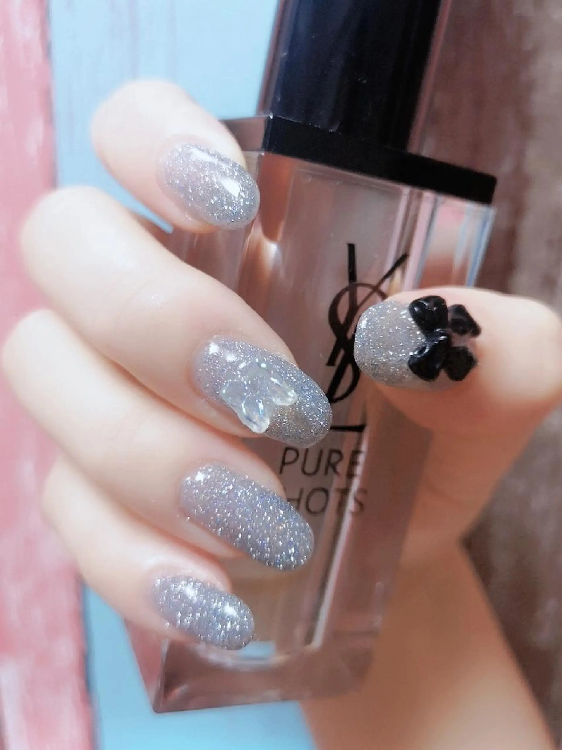 ネイル フラッシュネイル ネイリストゆか💅 長さだし、深爪矯正のネイルデザイン