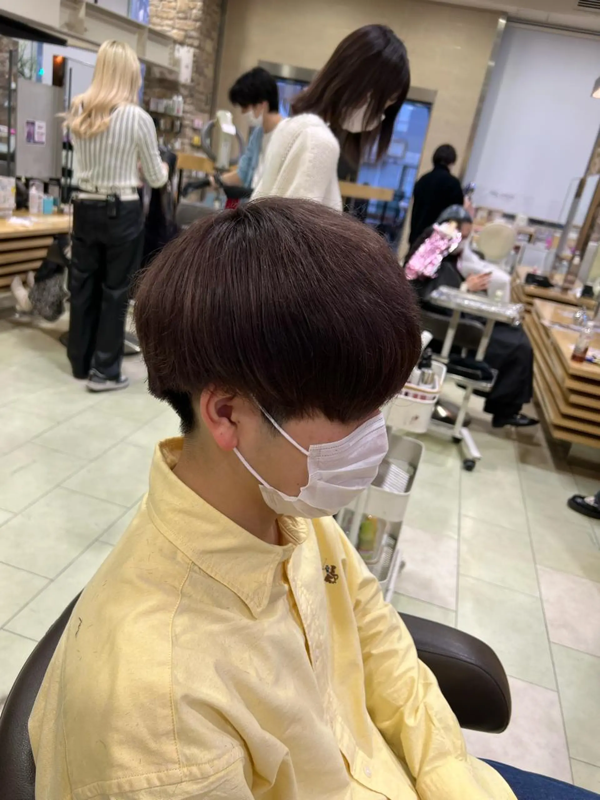 カラー メンズ メンズカット松戸/韓 国/メンズパーマ航太のヘアスタイル