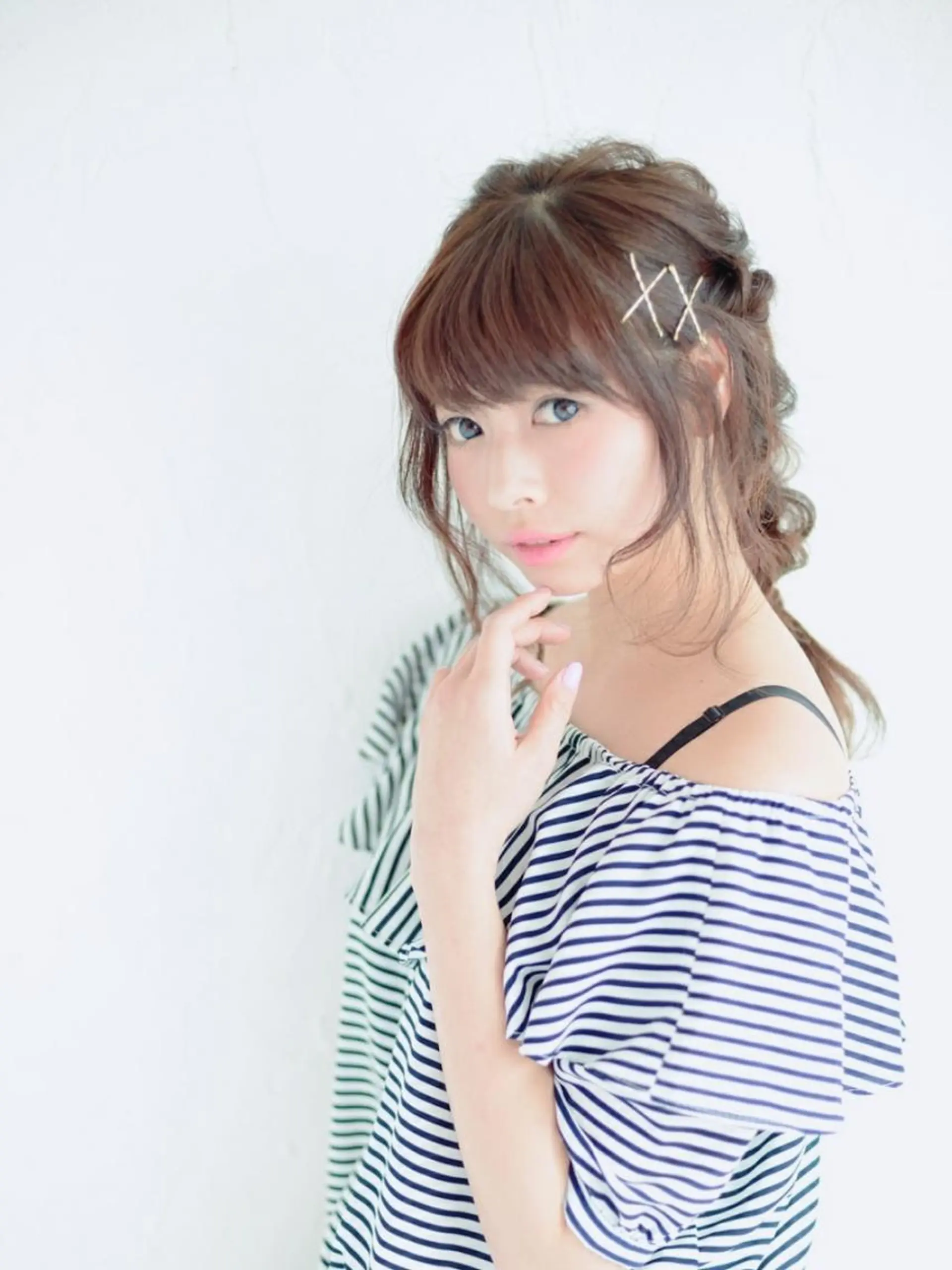 ロング ヘアアレンジ 黒川 真実のヘアスタイル