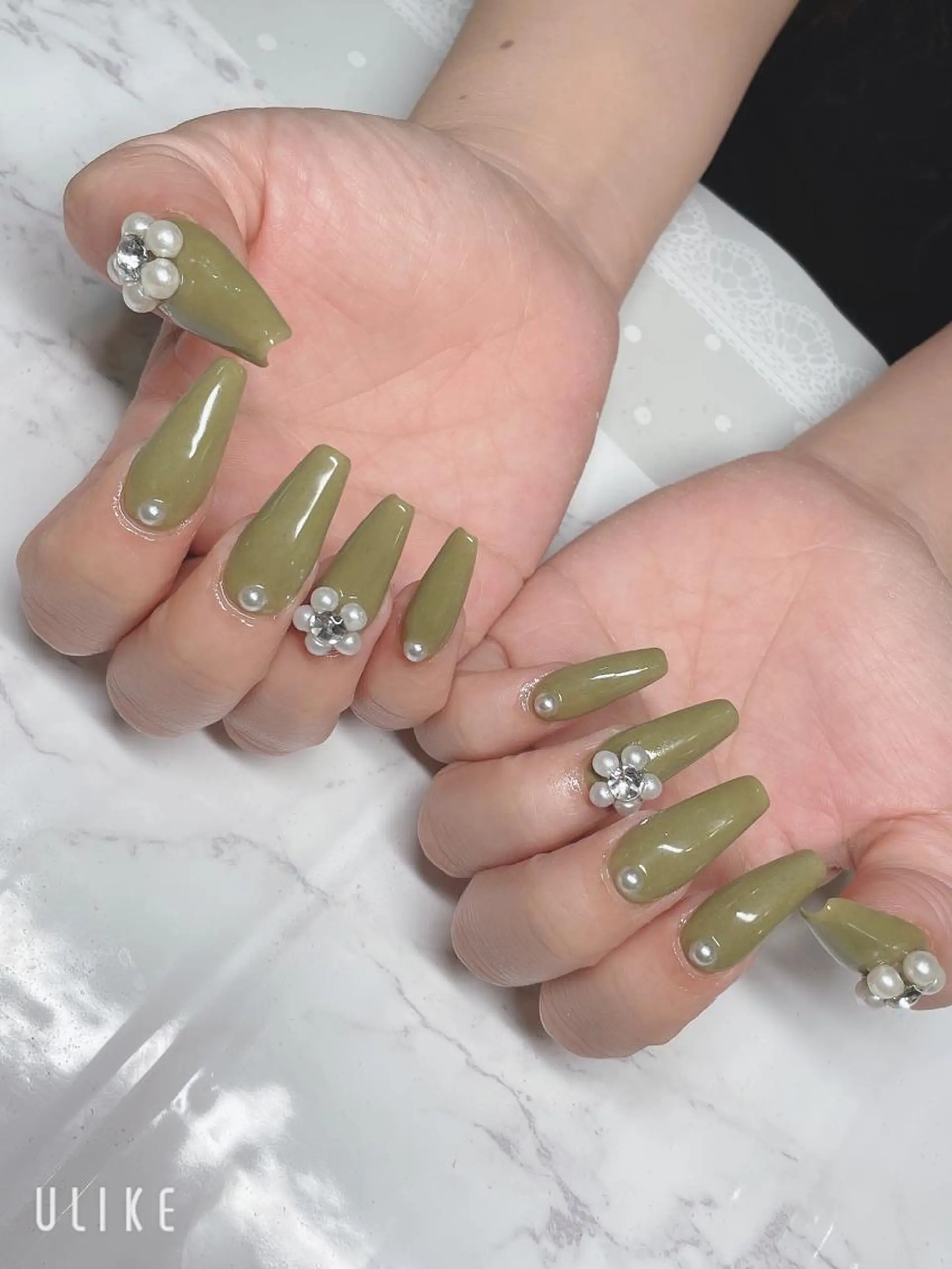 ロング ネイル ハンドネイル 《LB》ラブリエ Nail&eyeのマツエク・マツパデザイン