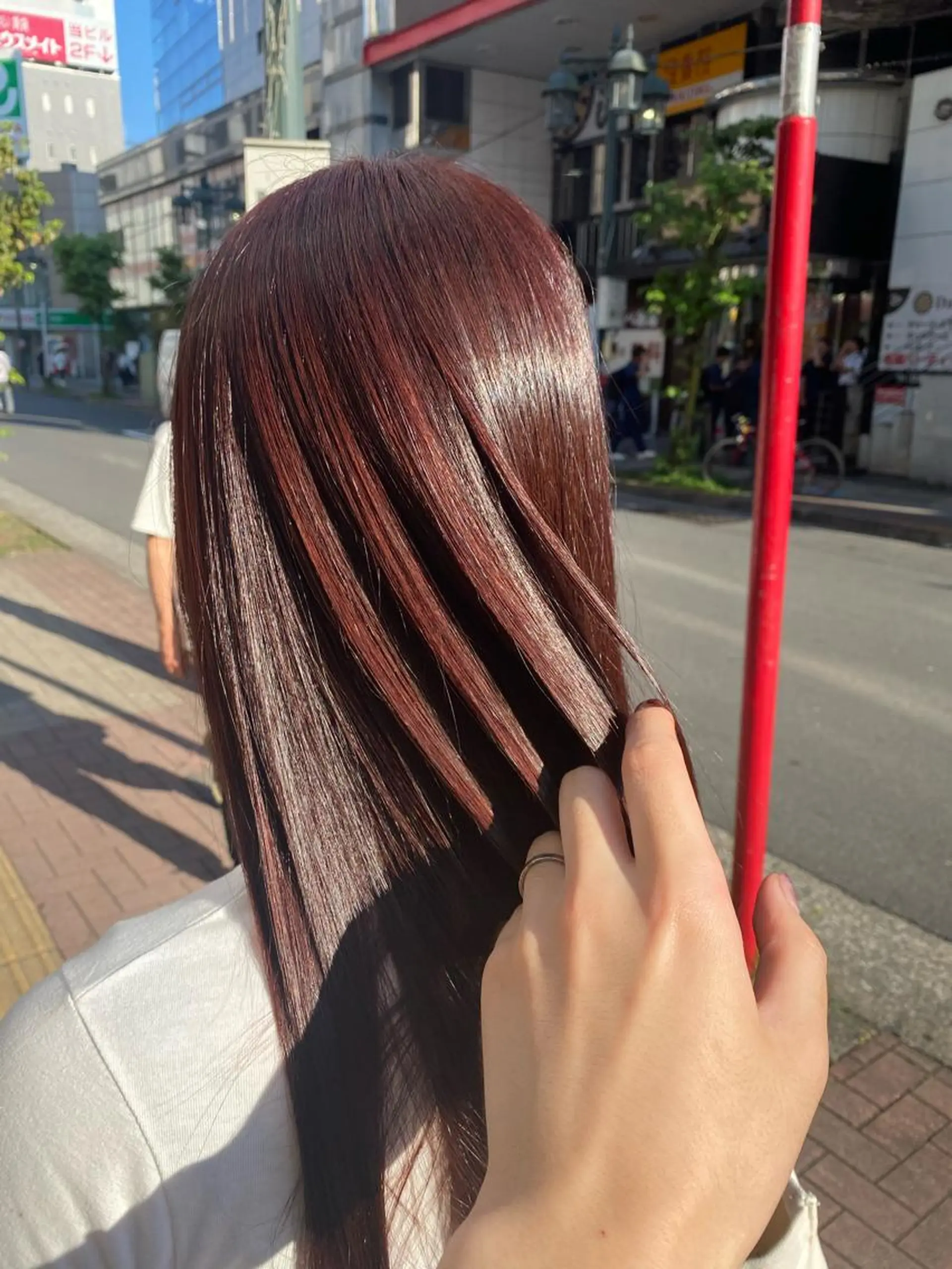 ロング カラー AMRITA所属・men'sｶｯﾄ ﾊﾟｰﾏ🫧ｼｵﾝのヘアスタイル