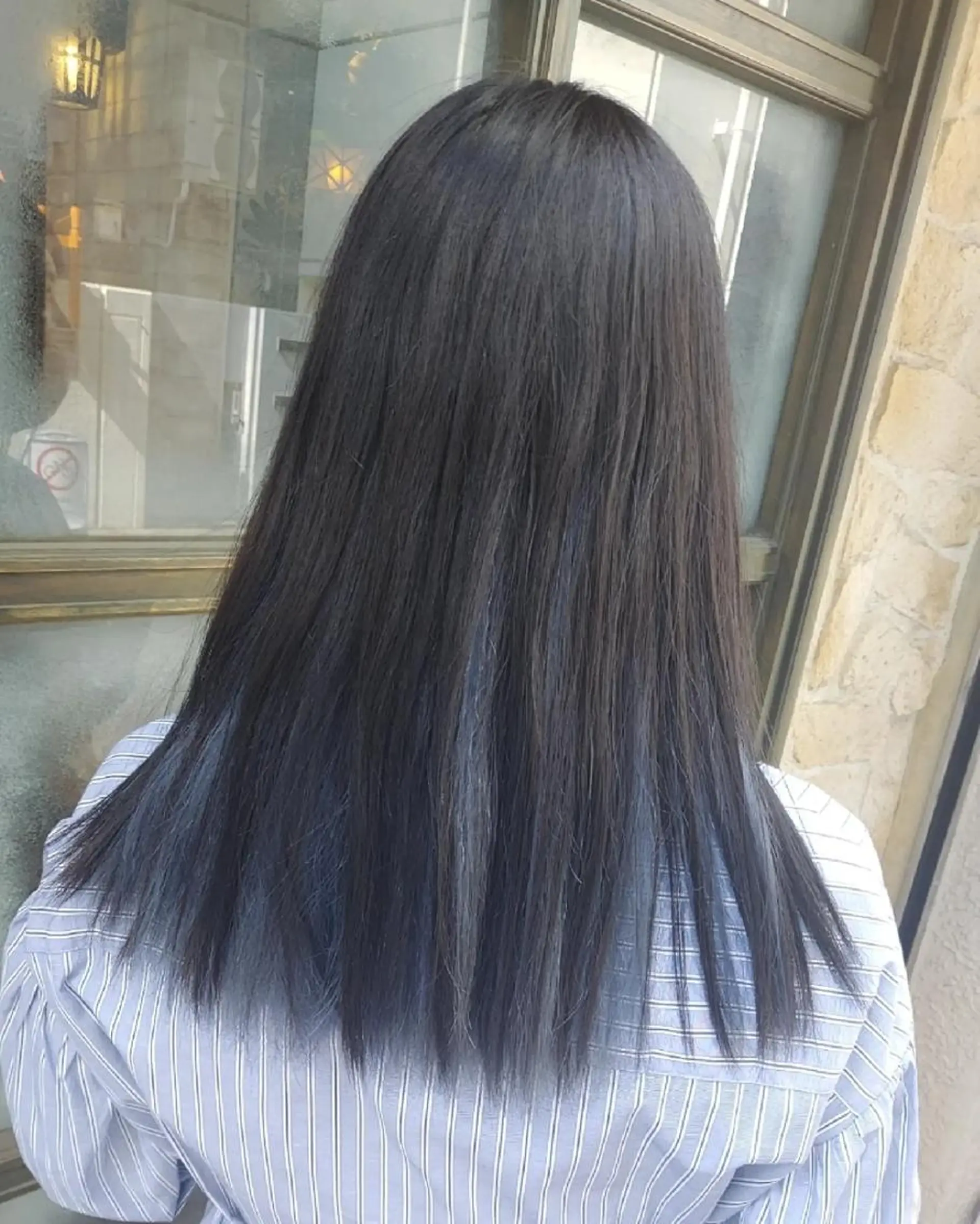 ロング カラー ブルーカラー インナーカラー grow上野御徒町【グロウ】所属・ブリーチ・ハイトーン 特化🎉内山のヘアスタイル