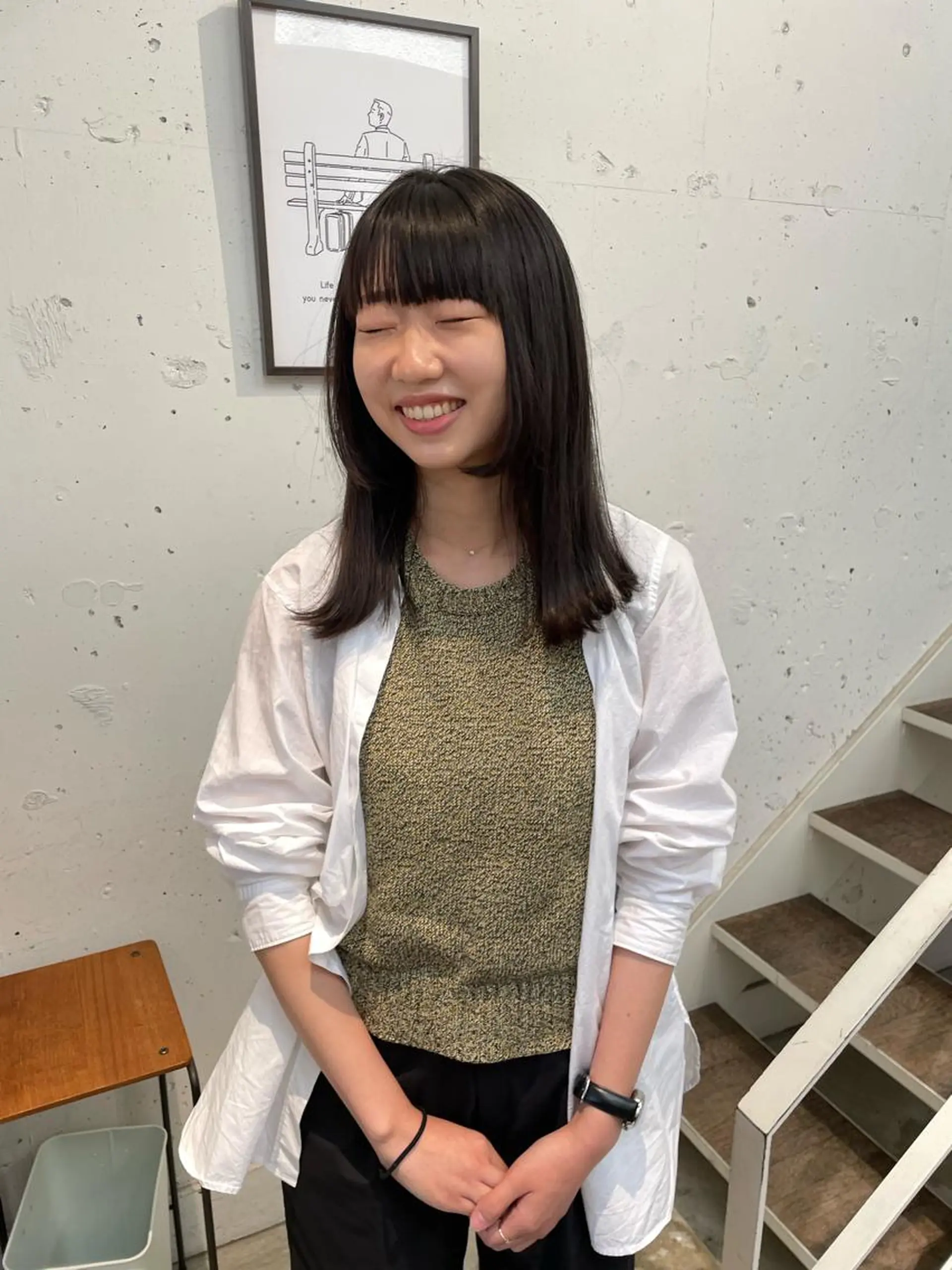 ミディアム jinka hair salon所属・豊田 真夕のヘアスタイル