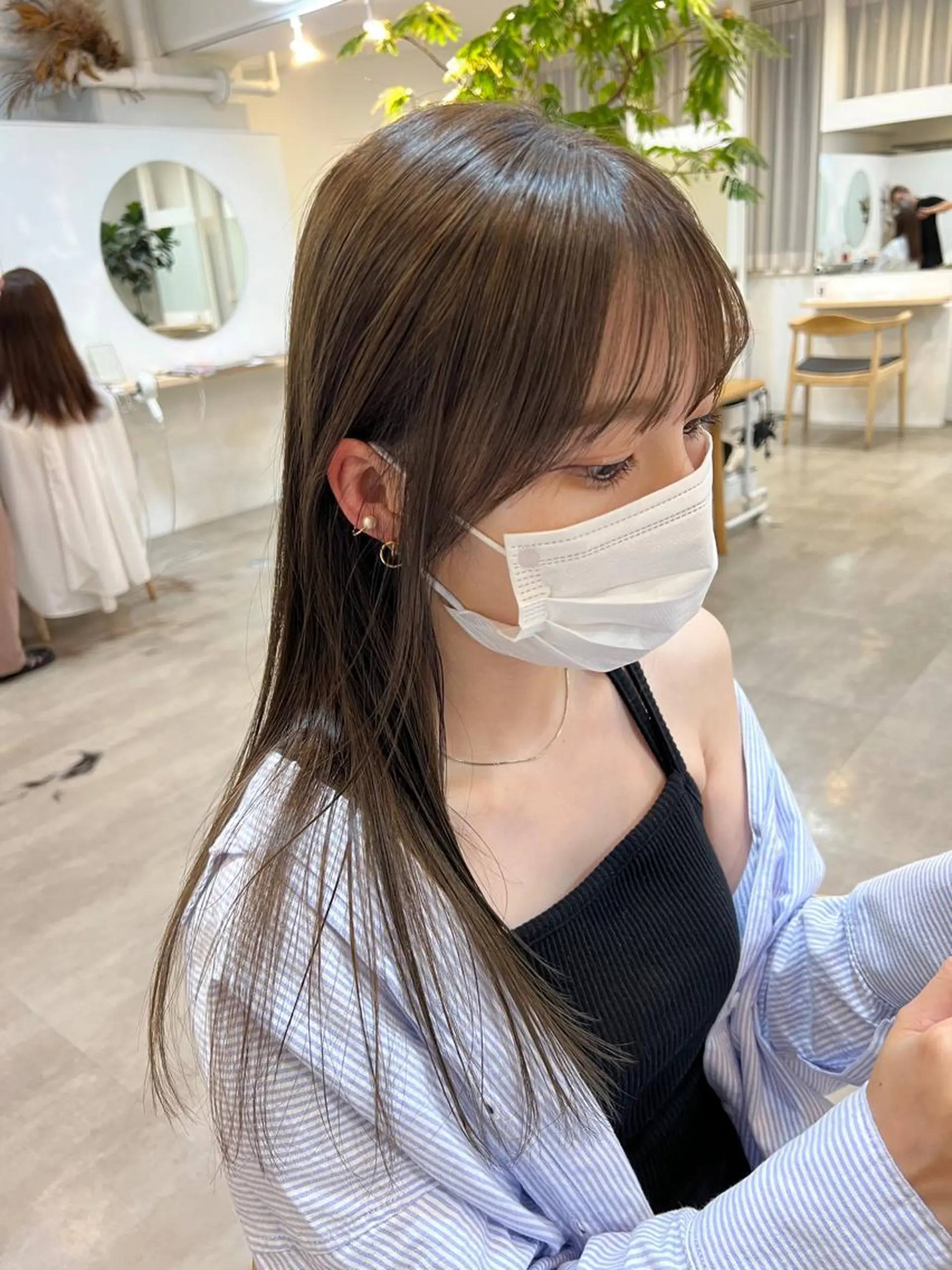 ロング カラー ショート・ボブパーマ 指名No.1かけるのヘアスタイル