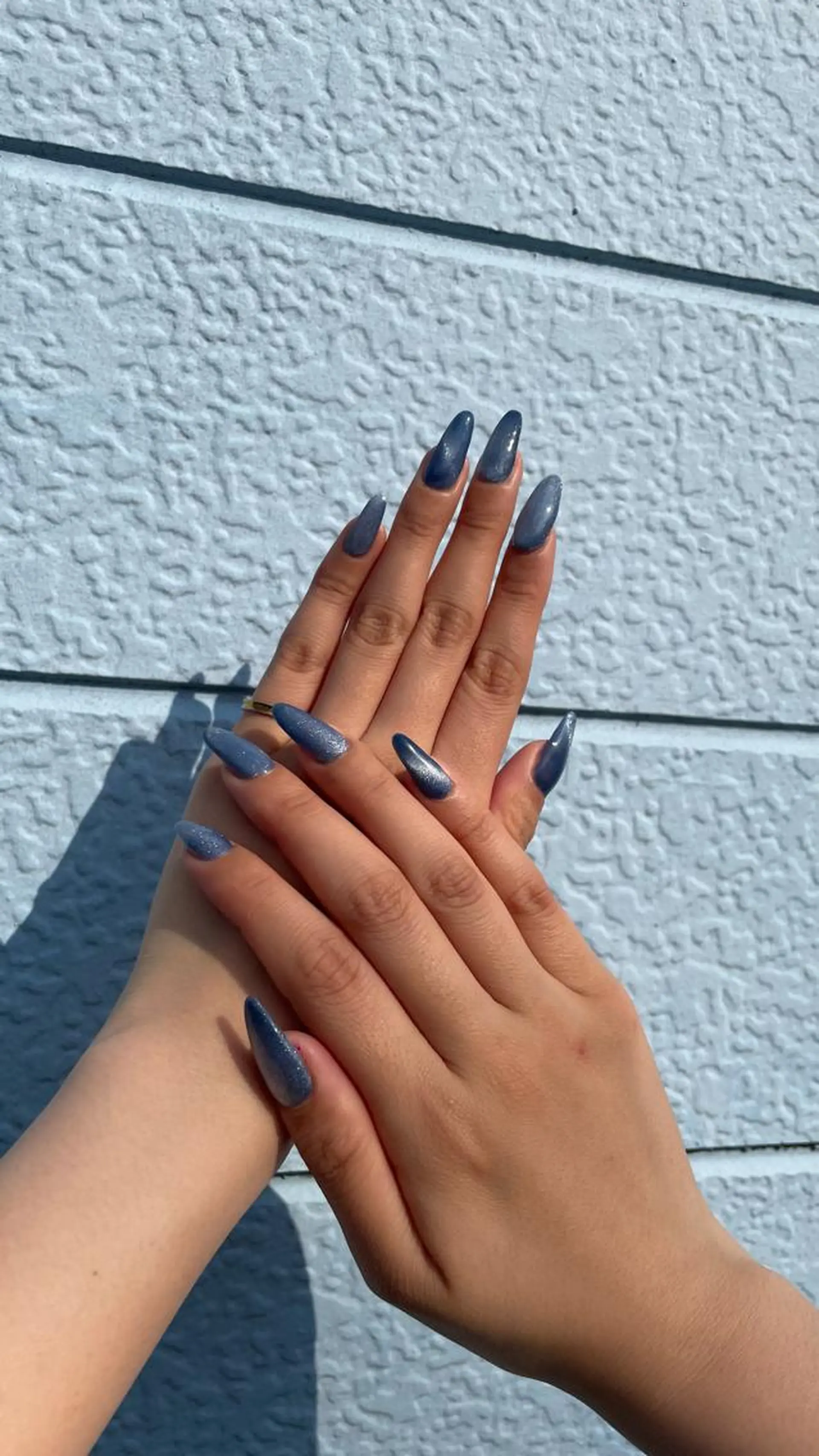 ネイル マグネットネイル ワンカラーネイル ハンドネイル ハンドケア 美容室るーじゅ所属・美容室 るーじゅ/しいの木台のマツエク・マツパデザイン