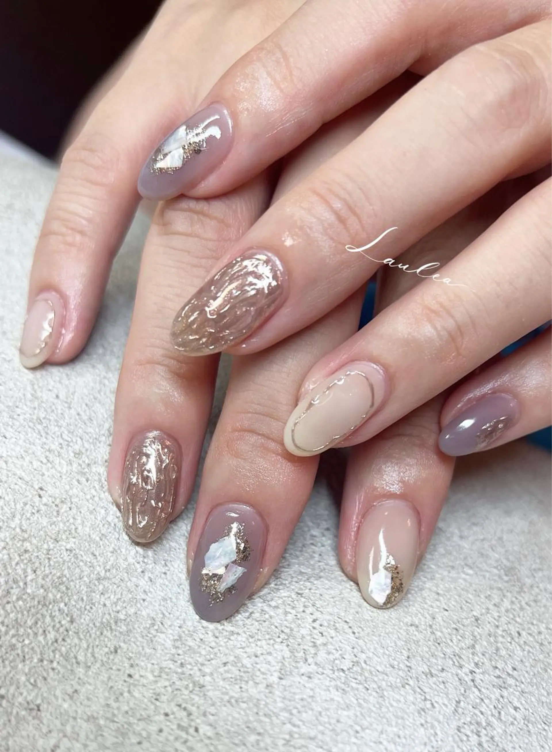 ネイル フットネイル 韓国ネイル ハンドネイル nail salon Lauleaのネイルデザイン