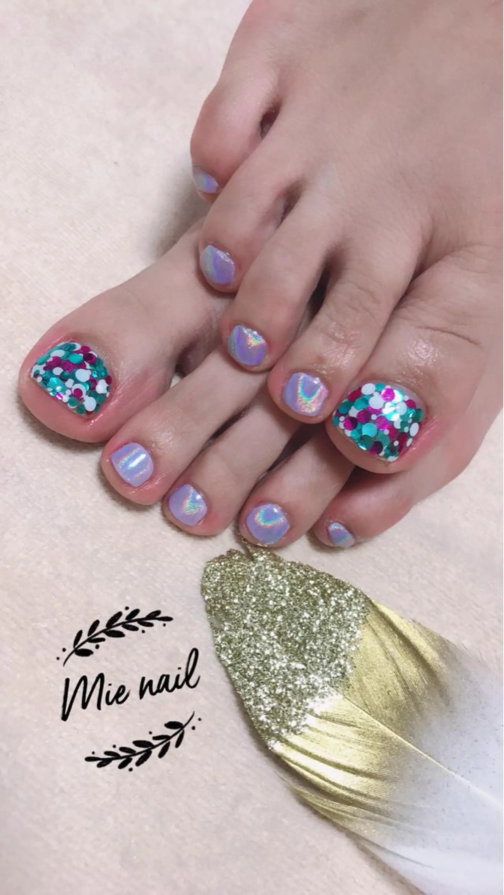ネイル フットネイル Mie nailのネイルデザイン