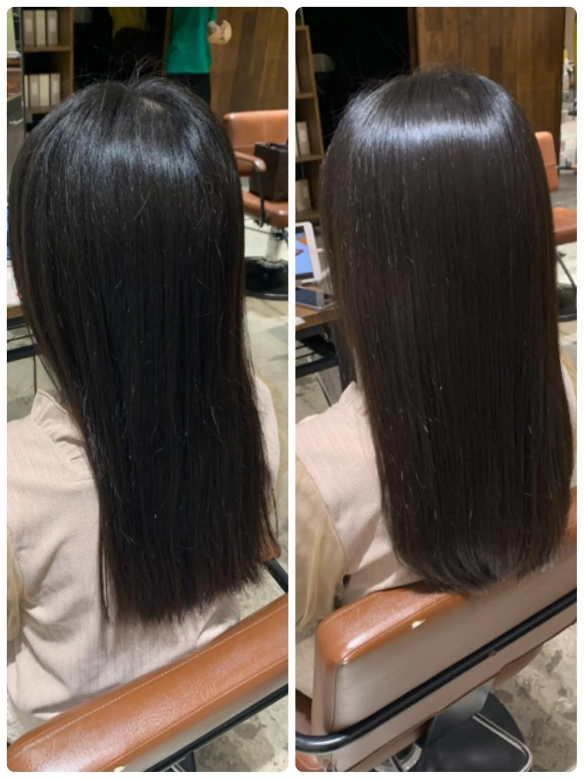 ロング 伸ばしかけ 縮毛矯正 赤羽今日子/レイヤー /盛れる顔まわりのヘアスタイル