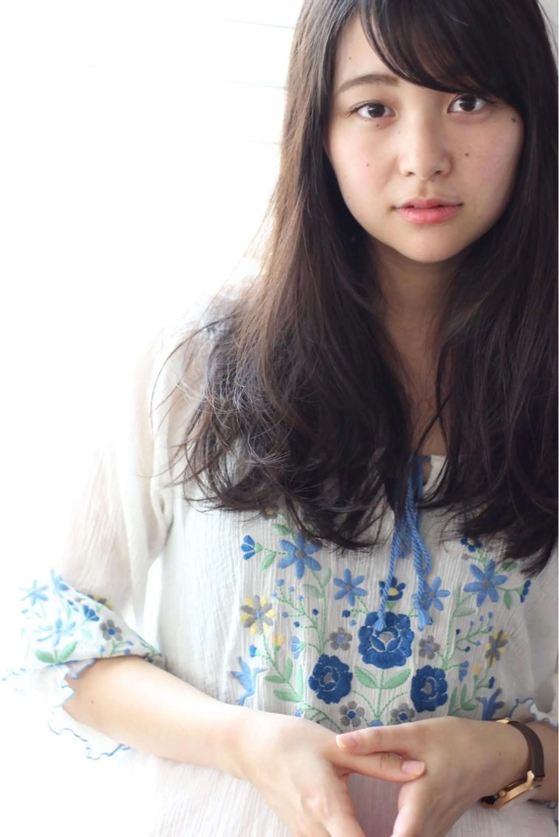 セミロング パーマ 大西 直人のヘアスタイル