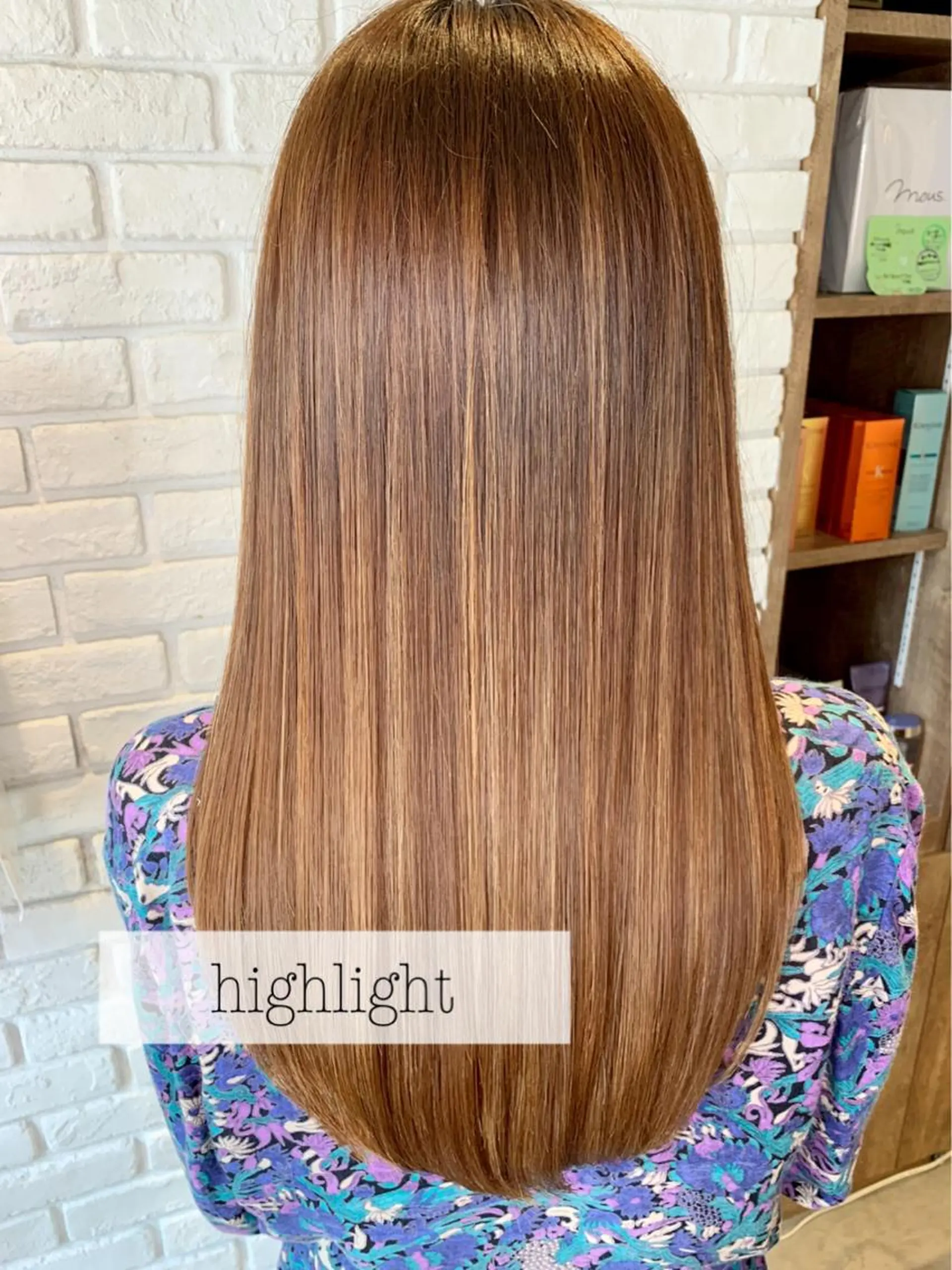 ロング カラー ヘアアレンジ 髪質改善/縮毛矯正 艶カラー/珠聡のヘアスタイル