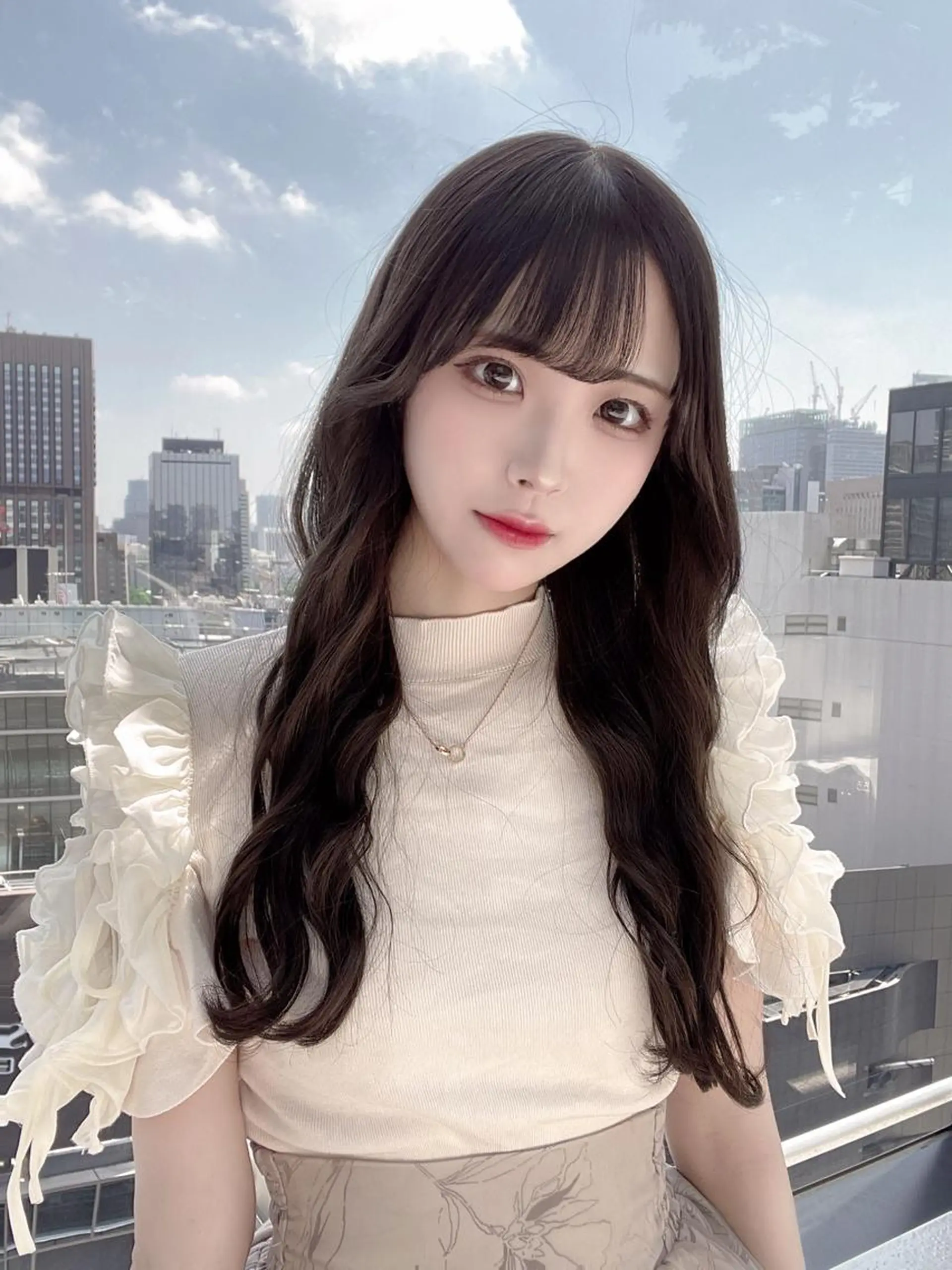 ロング カラー COA GINZA 空也/前髪/顔まわりのヘアスタイル