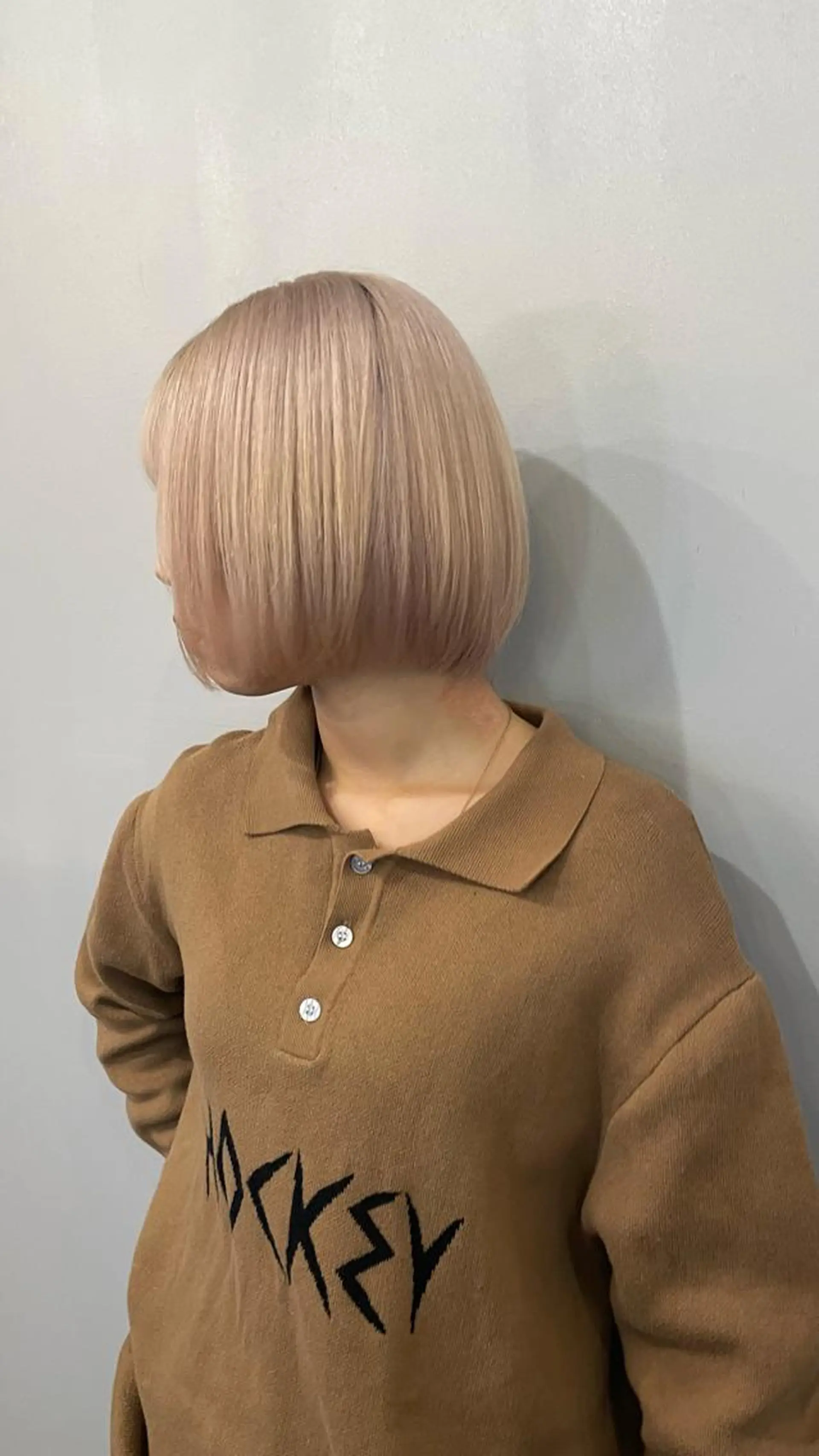 ショート カラー ピンクカラー ヘアカラー トリートメント ヘアセット 💐ナチュラルヘア Kroda💐のヘアスタイル