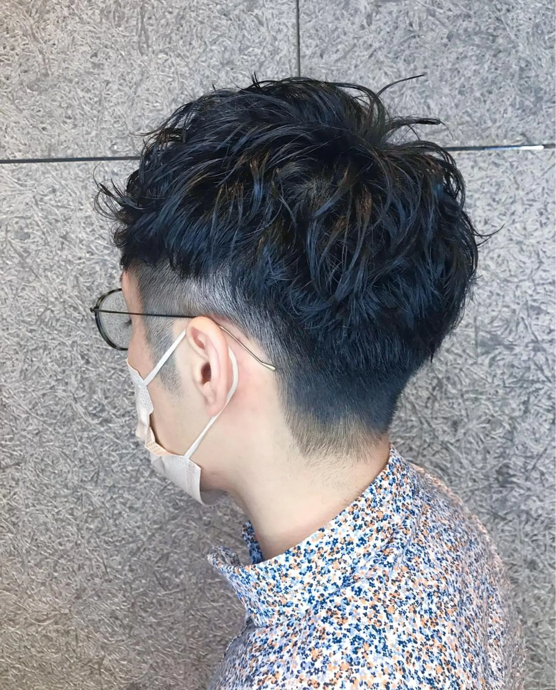 ショート パーマ メンズ カット パーマ トリートメント うるツヤハイトーン✨ /西川郁巳のヘアスタイル
