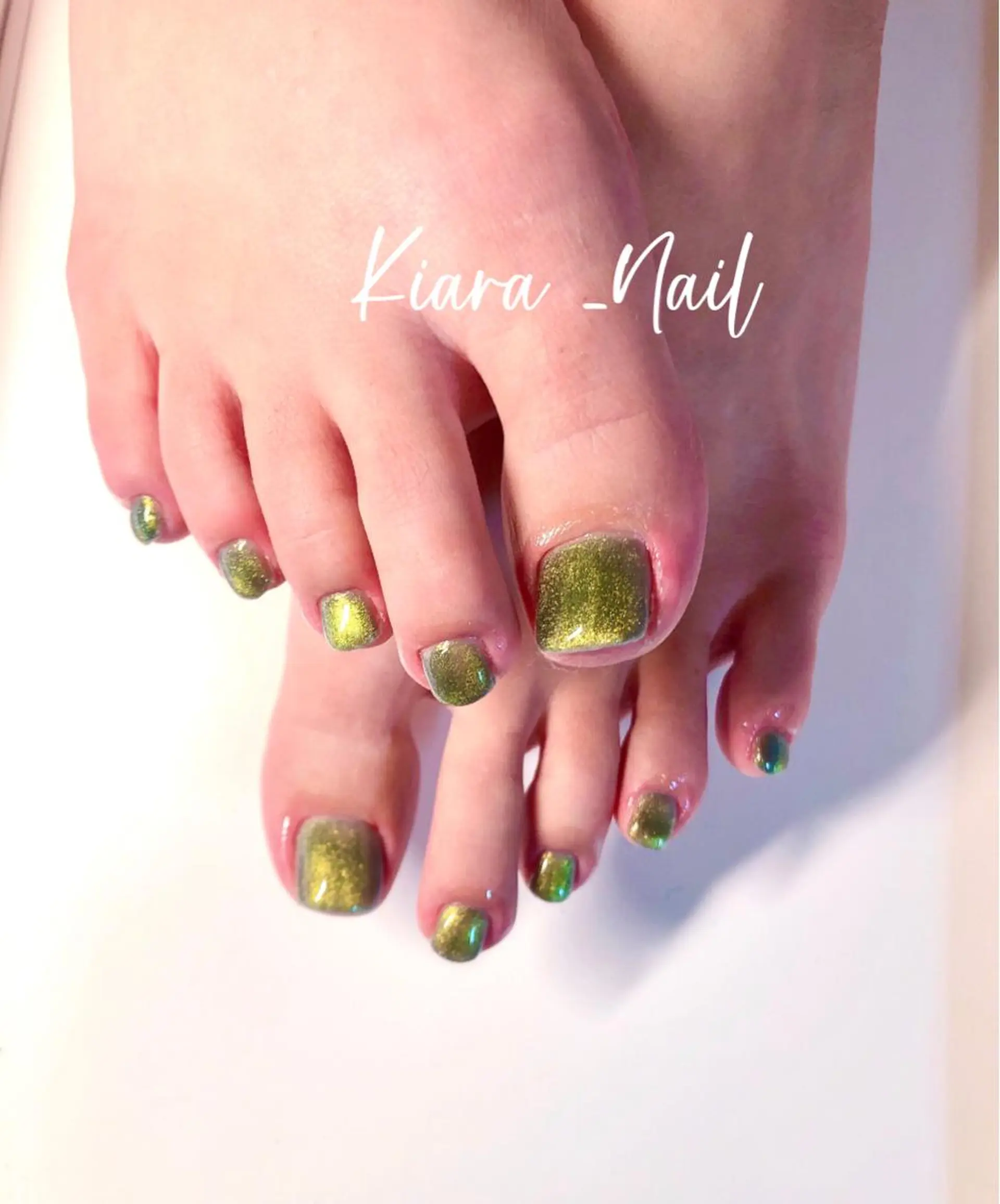 ネイル フットネイル マグネットネイル 🍭Kiara Nail🍭のネイルデザイン