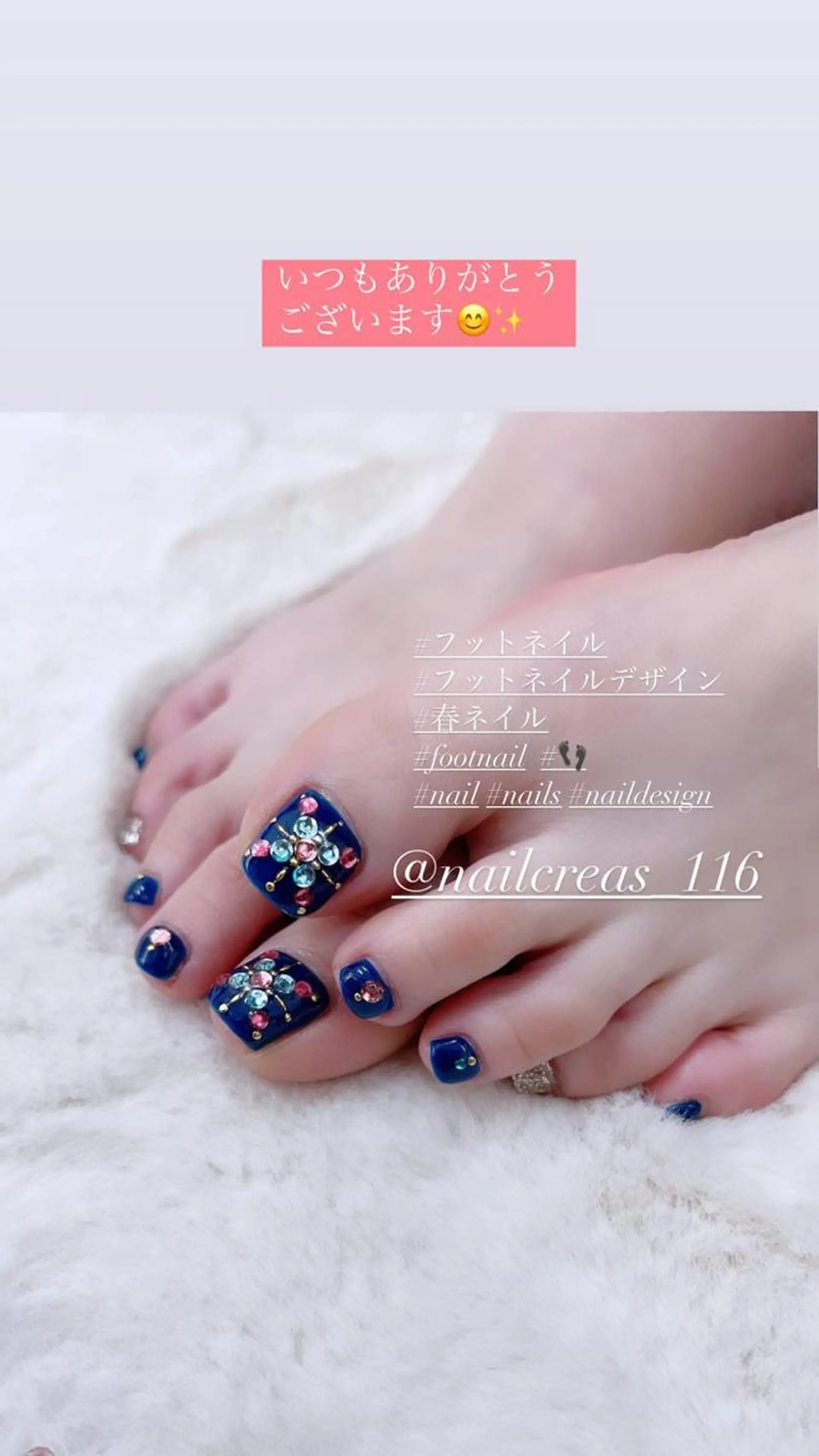 ネイル アートネイル フットネイル ワンカラーネイル 春ネイル フットネイル ネイルクレアズ所属・NAIL CREAs ネイルクレアズのネイルデザイン