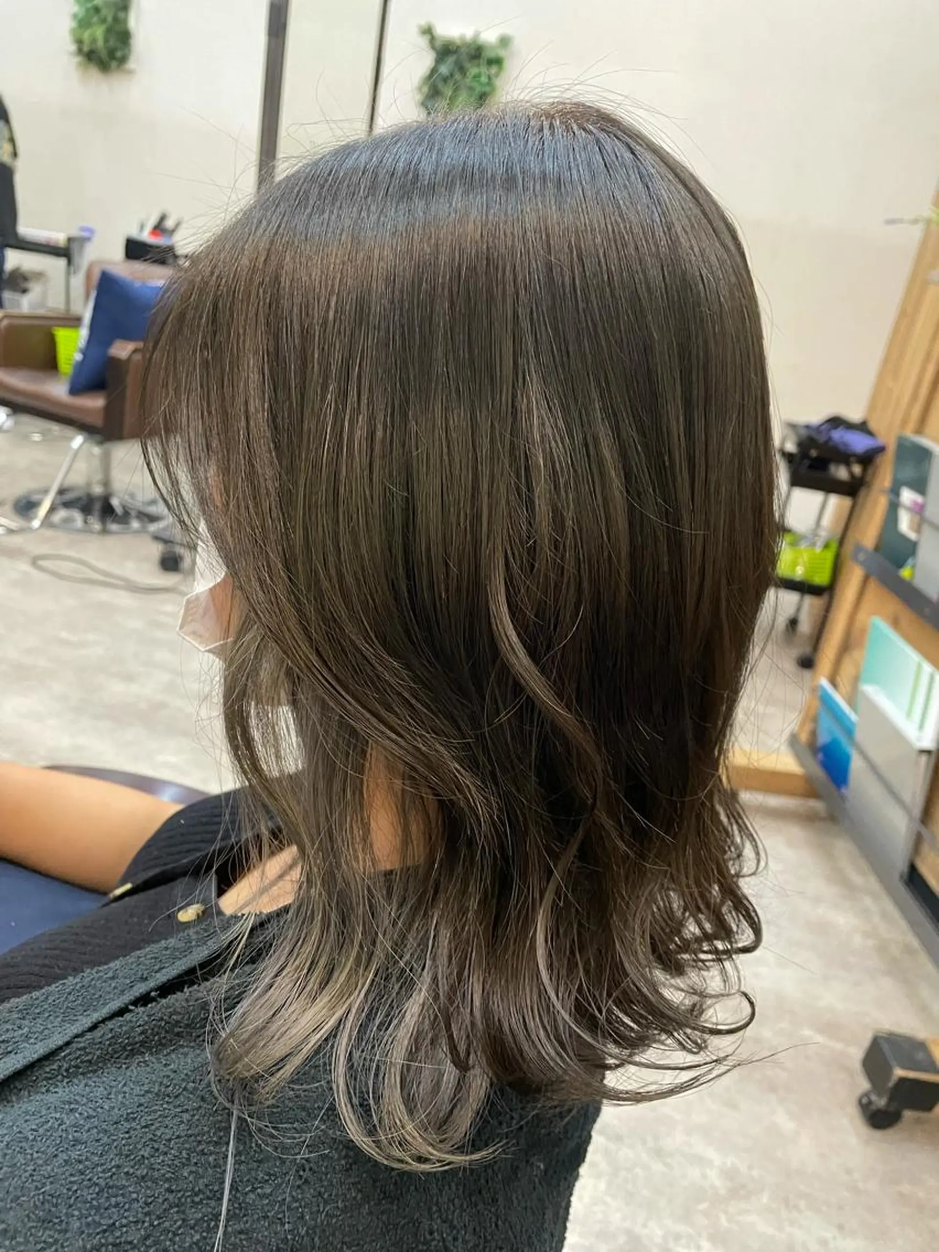 ミディアム カット ヘアカラー 前田リサコ🌹 ✨艶髪職人のヘアスタイル