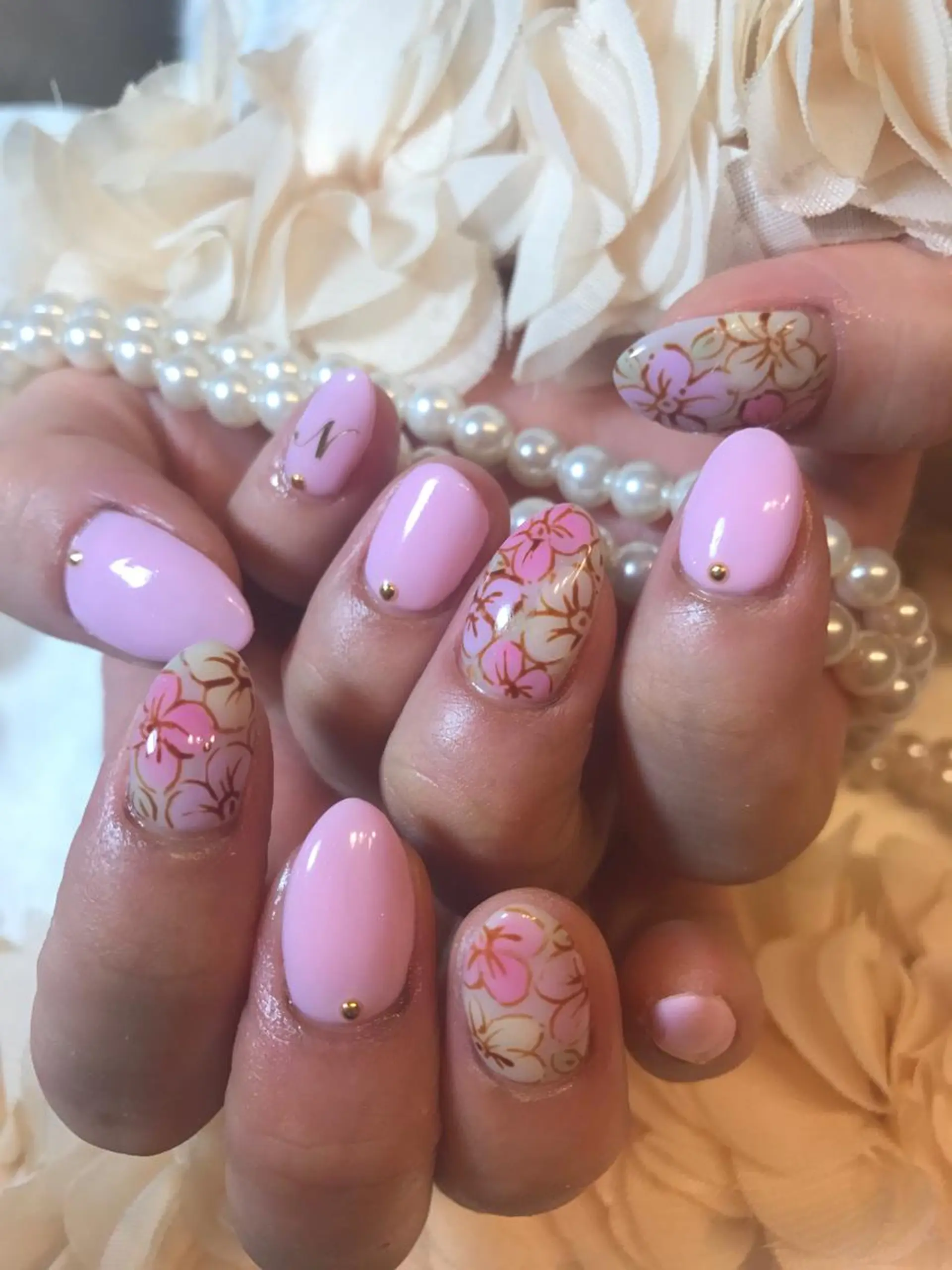 ネイル フラワーネイル YUKI /stellavieのネイルデザイン