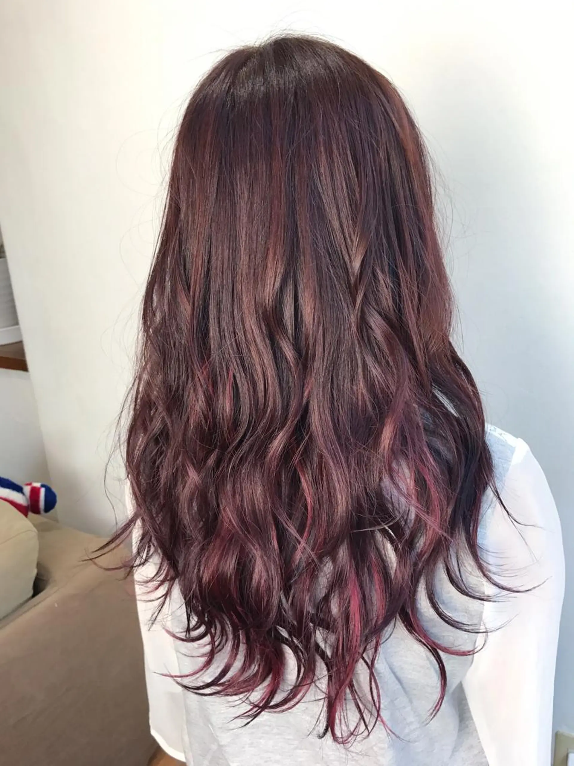 ミディアム カラー ラベンダーカラー ピンクカラー ピンクラベンダー メンズカット特化柏駅 徒歩3分LOUのヘアスタイル