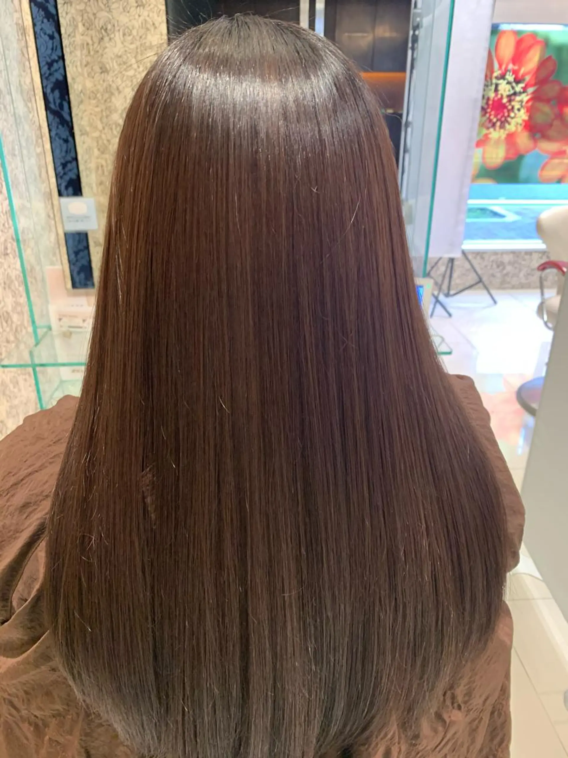 ロング ヘアカラー トリートメント 中川/縮毛矯正/ 高羽　克明のヘアスタイル