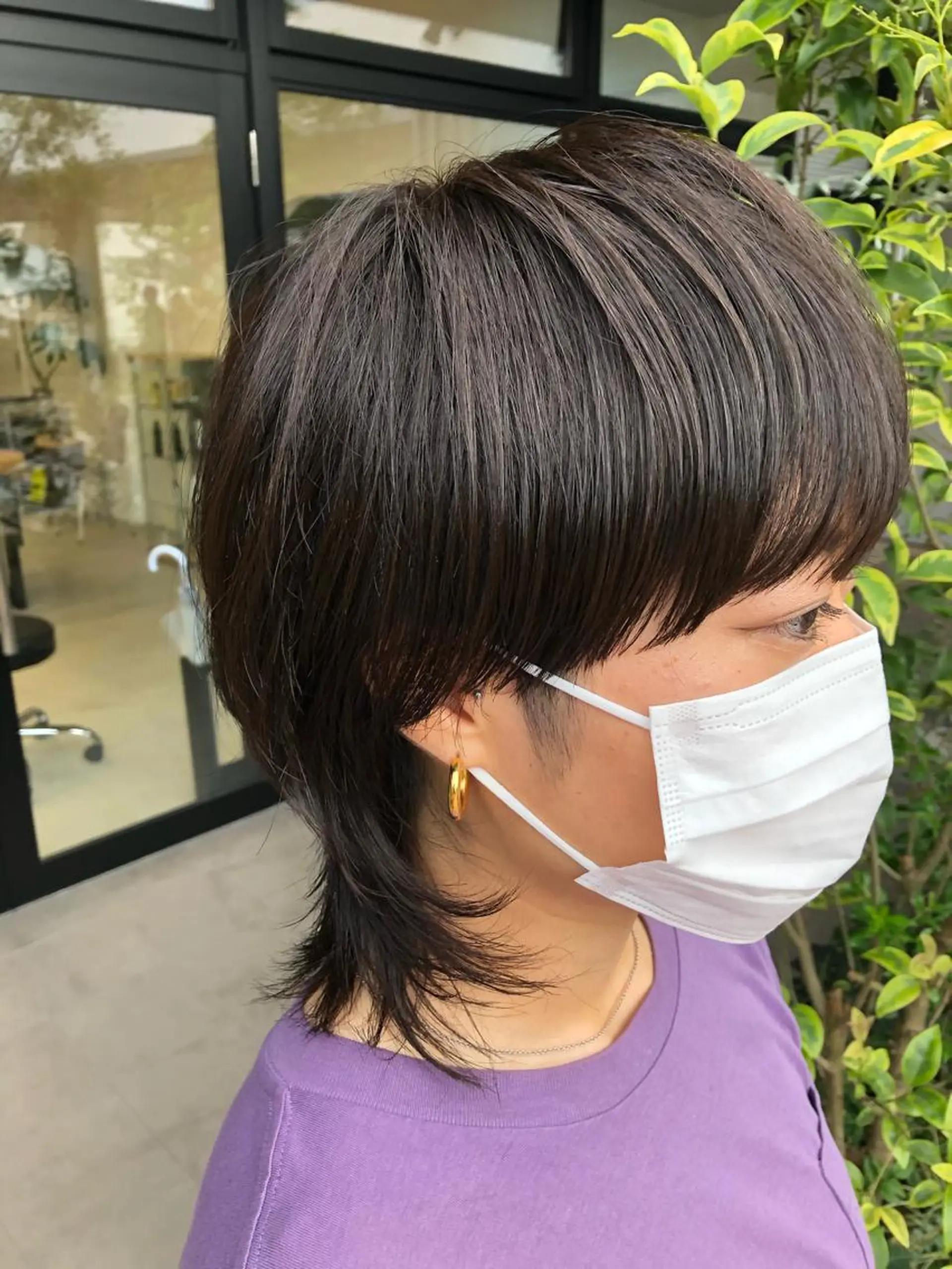 ショート カラー ウルフカット クドウレイ fifth渋谷のヘアスタイル