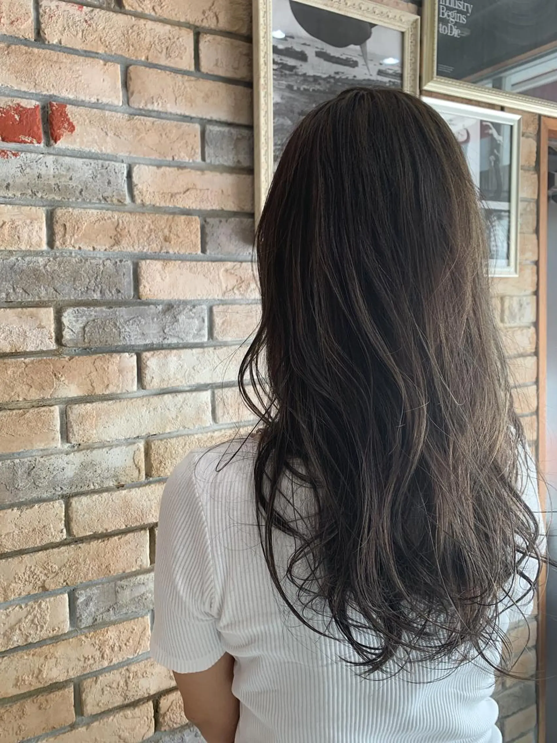 ロング カラー ヘアアレンジ 透明感カラー VIM hairおもろまち店のヘアスタイル