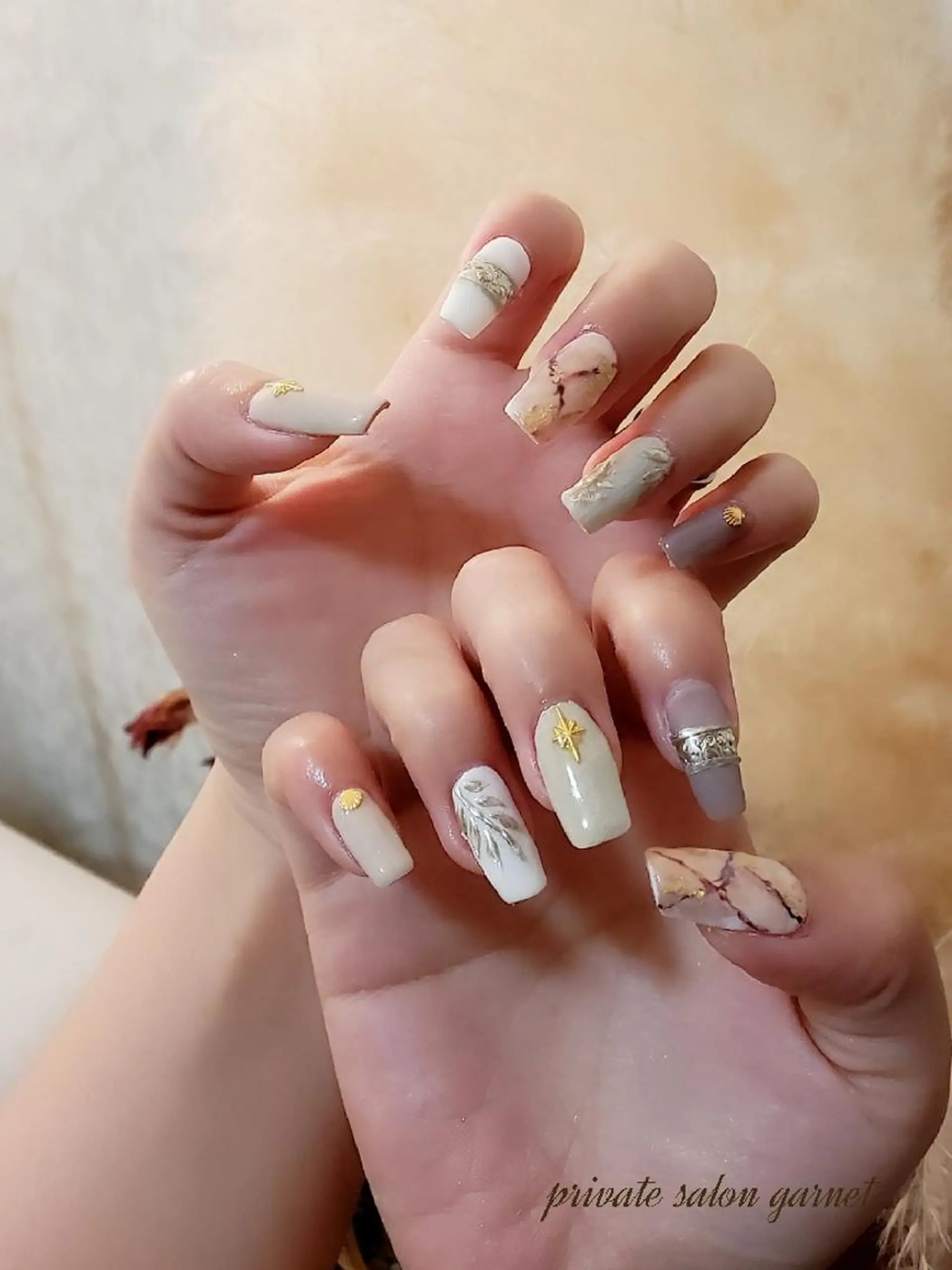 ネイル Garnet nailのネイルデザイン