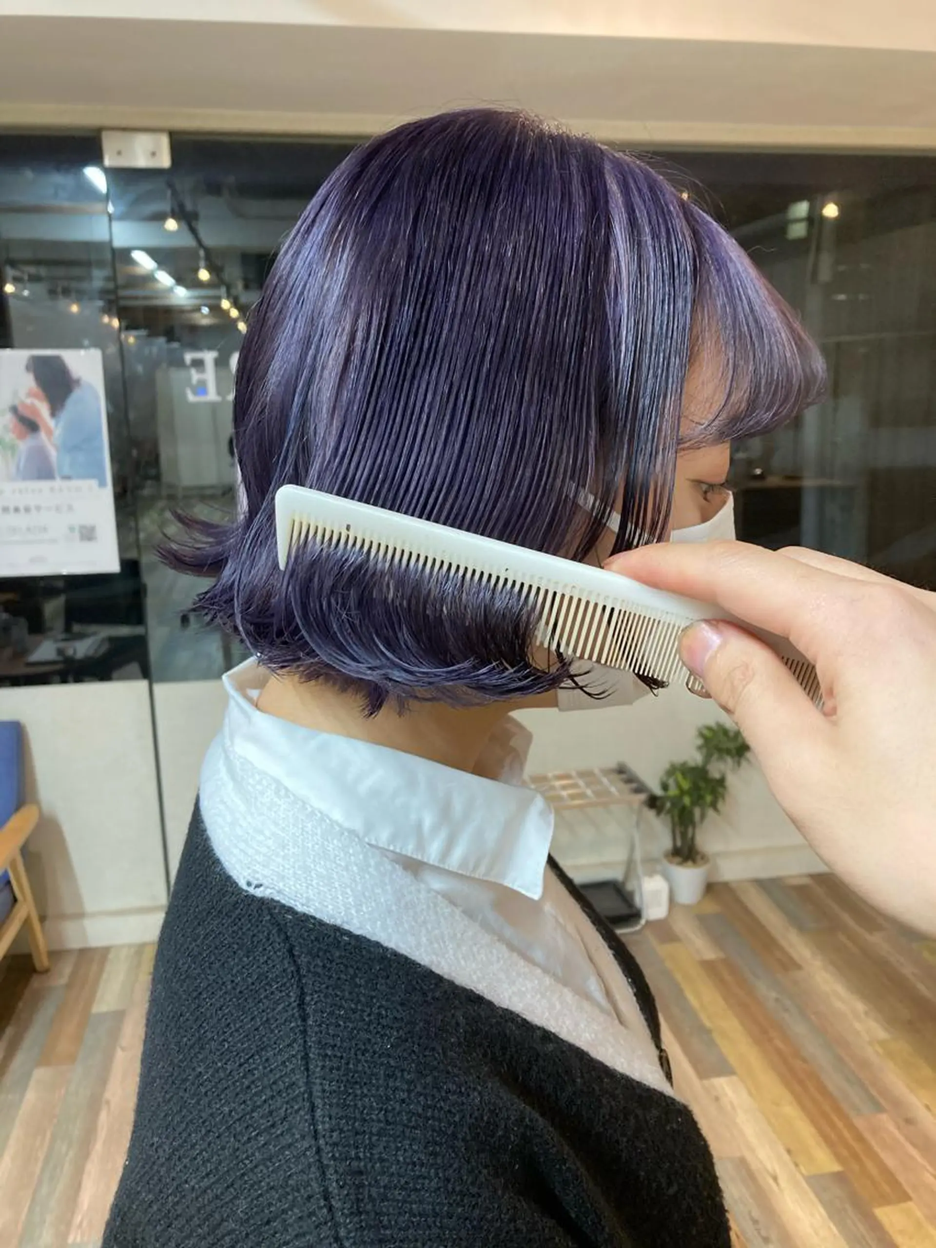 ミディアム カラー ヘアカラー トリートメント ヘアセット ✂️似合わせの魔術師 石田一樹✂️のヘアスタイル