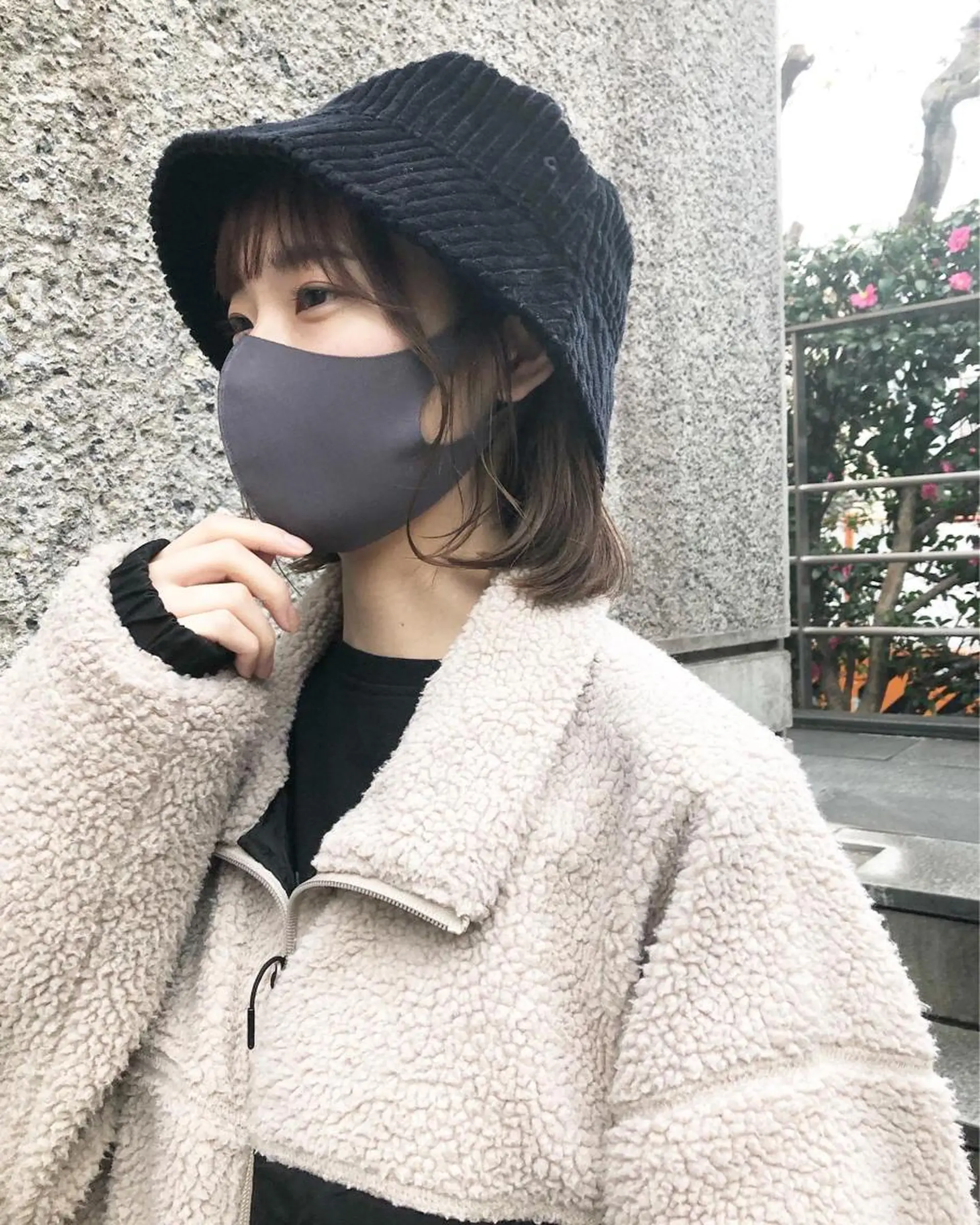 ミディアム カラー ヘアアレンジ 透明感カラー グレージュ ボブ カット ヘアカラー トリートメント ainico+所属・メンズ特化✂️栗原 侑也のヘアスタイル