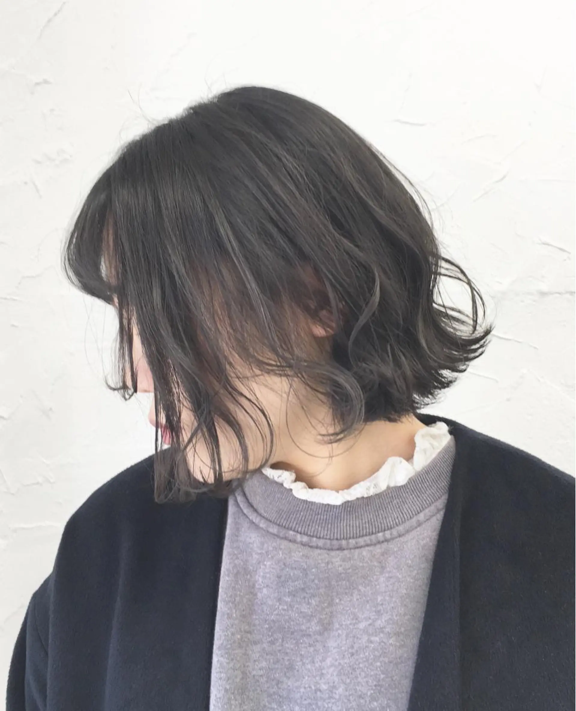 ショート カラー グレージュ 大人垢抜け ダブルカラー【上野】のヘアスタイル