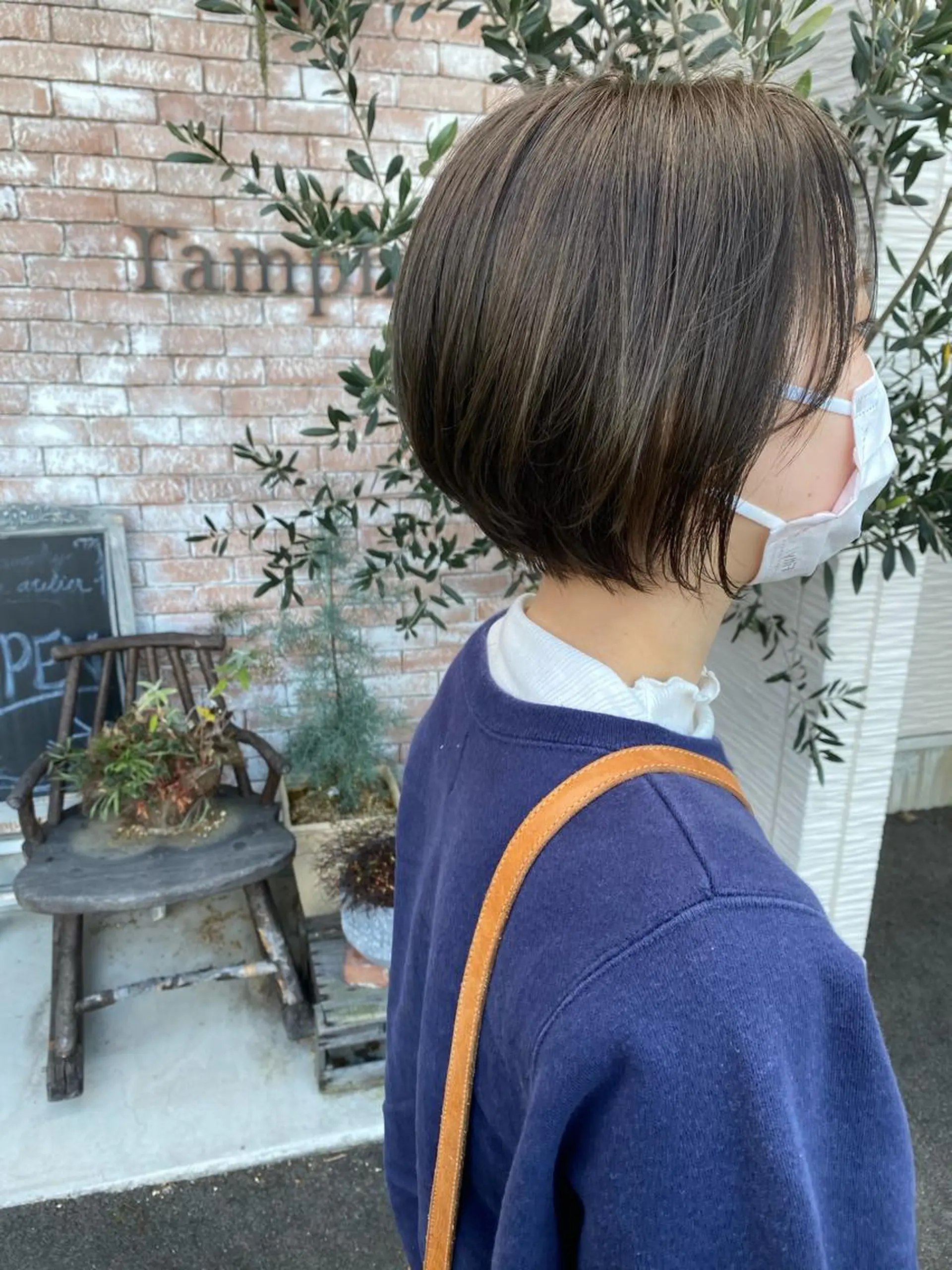 ショート カラー ベージュカラー オレンジ 【浜松・豊橋】 ニシモトのヘアスタイル