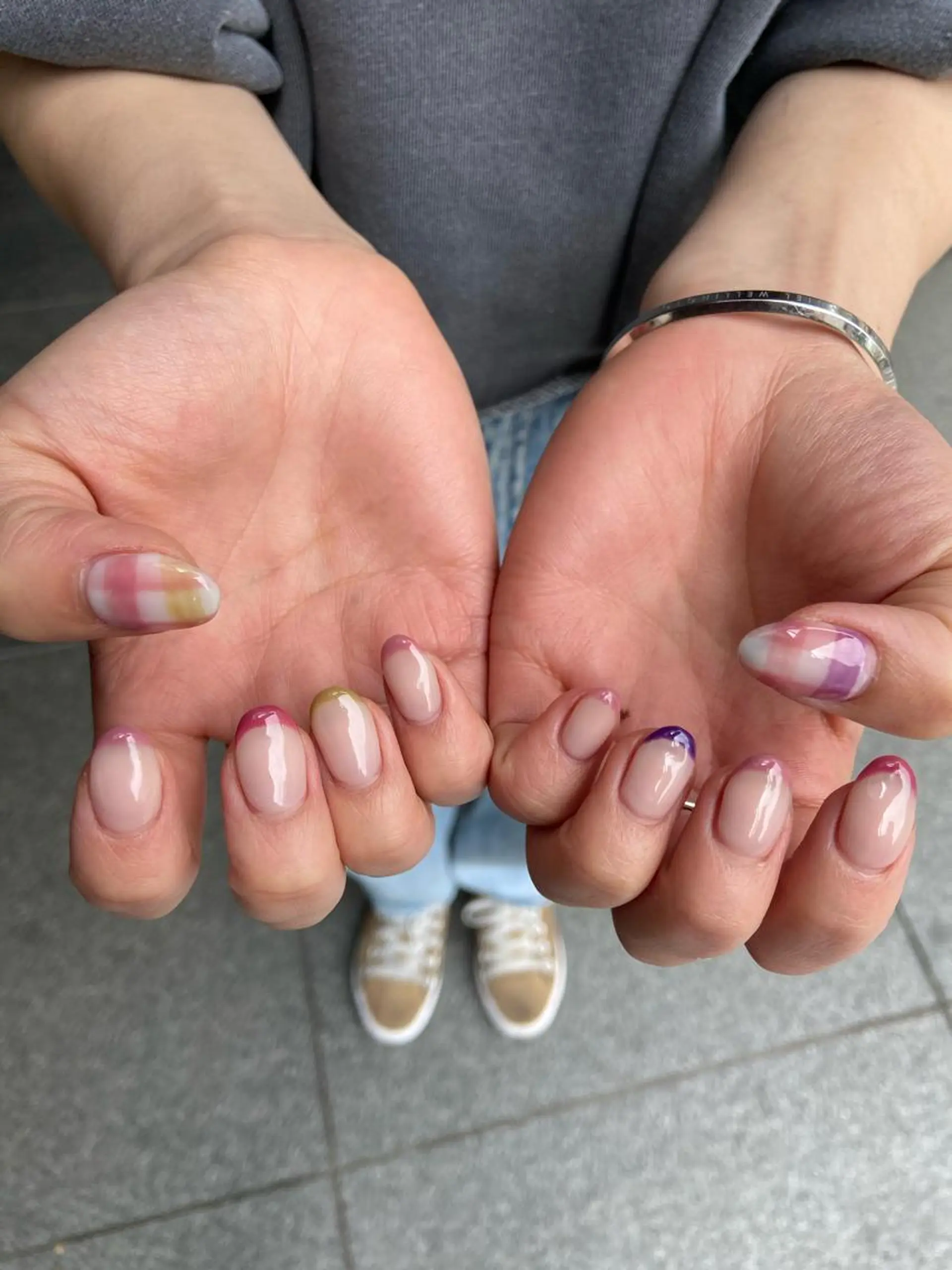 ネイル ハンドネイル 🧸プルエクステ❤︎ ネイルKAO🧸のヘアスタイル