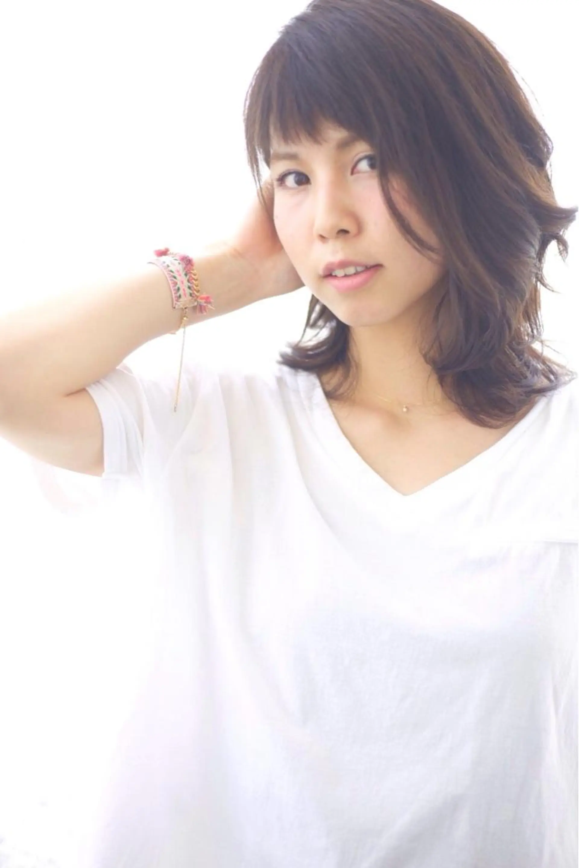 ミディアム セミロング Re:ta Hair 飯田淳平のヘアスタイル