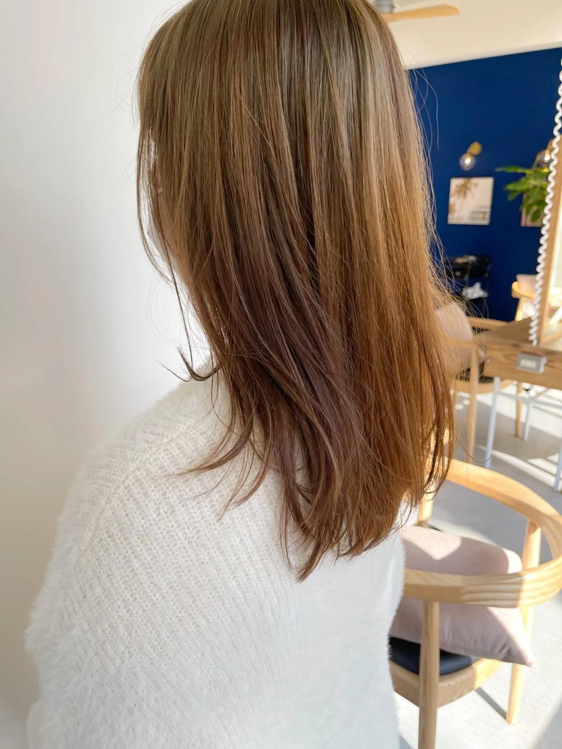 ミディアム カット ヘアカラー トリートメント イメチェンカット✂️ 錦糸町佐藤店長のヘアスタイル