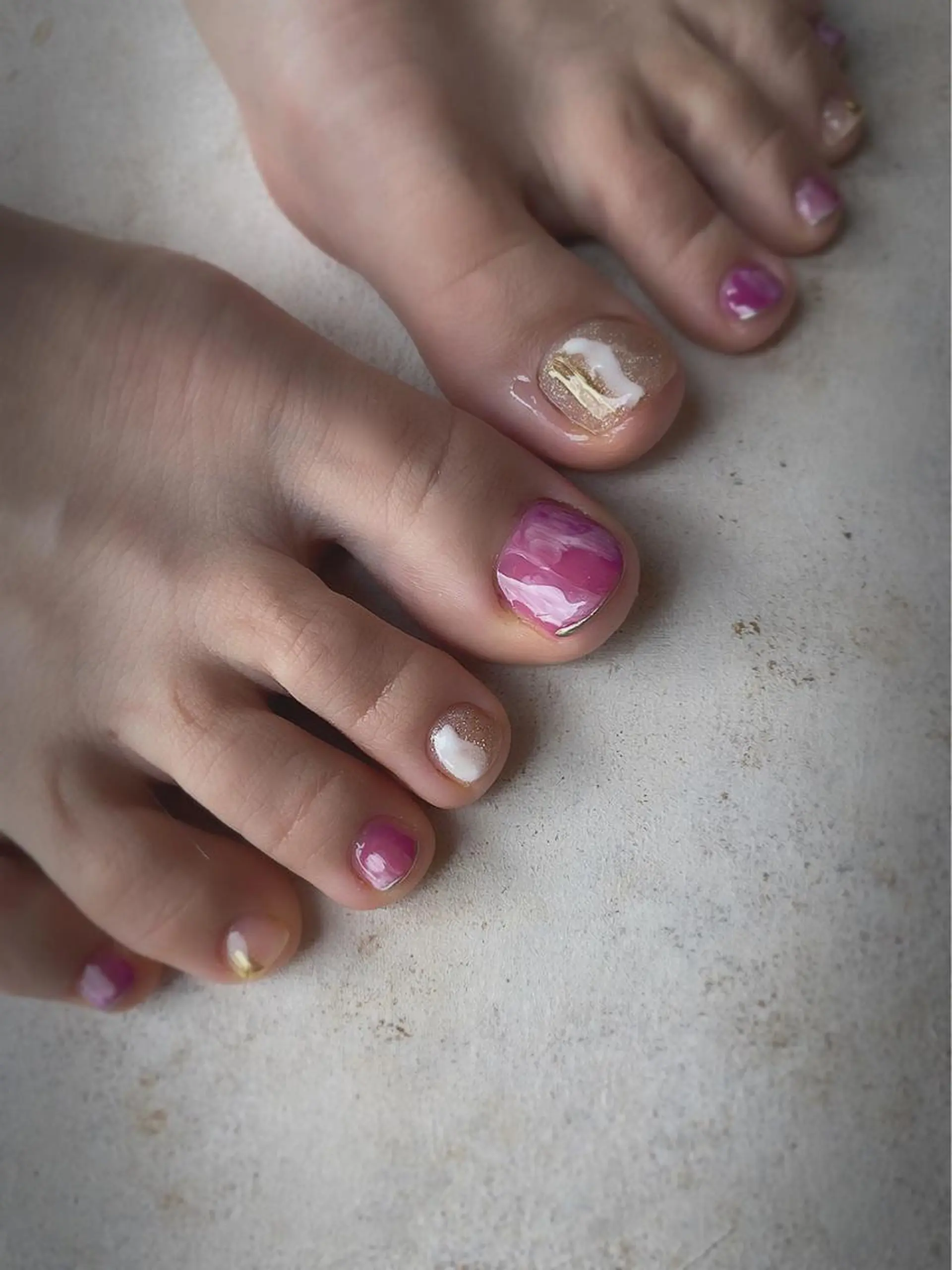 ネイル フットネイル plunail mikiのネイルデザイン